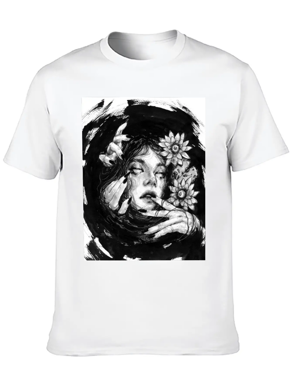 In The Dark Sea Breathable Graphic T-Shirt – Perfect For Casual Days
