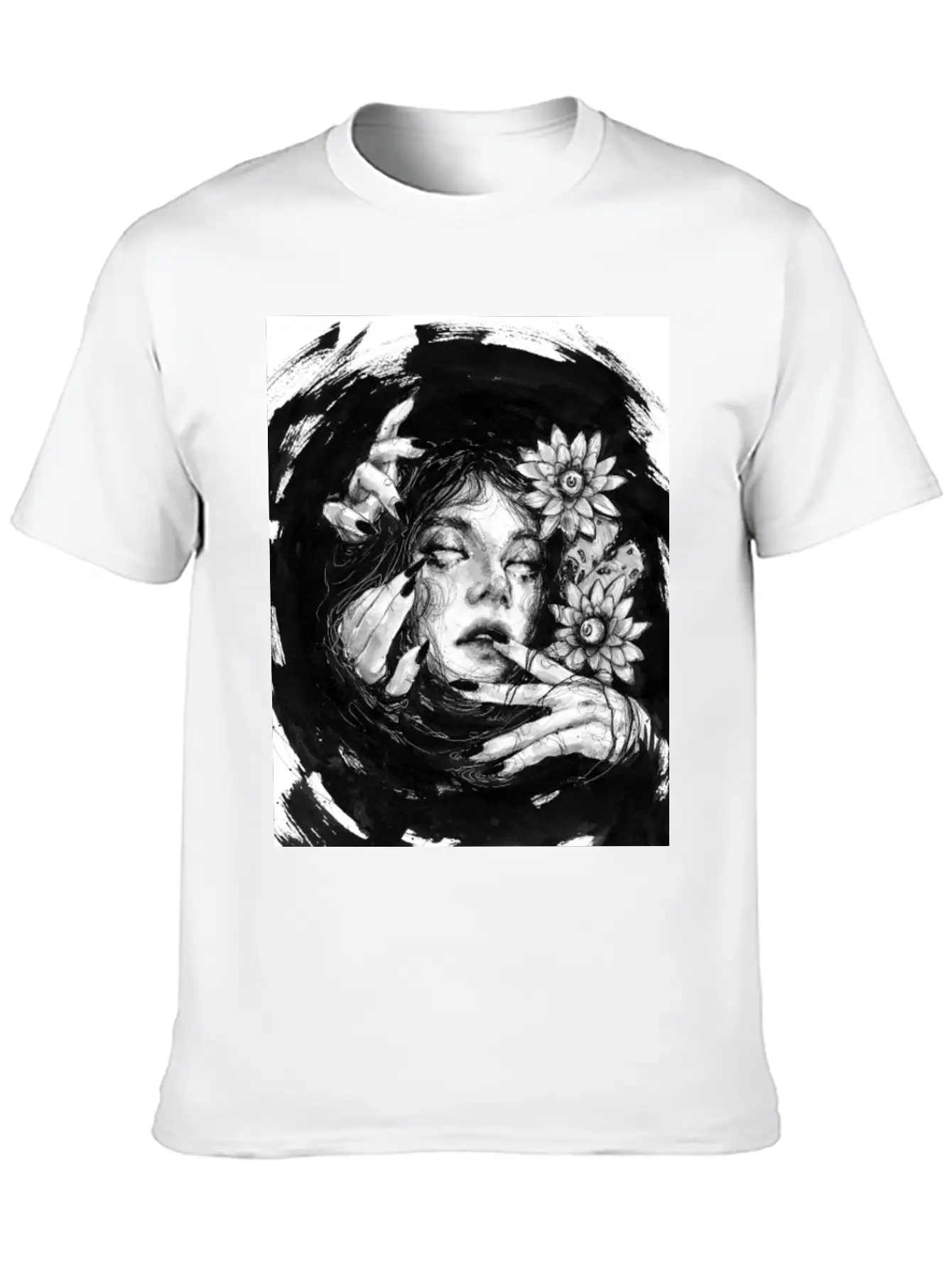In The Dark Sea Breathable Graphic T-Shirt – Perfect For Casual Days