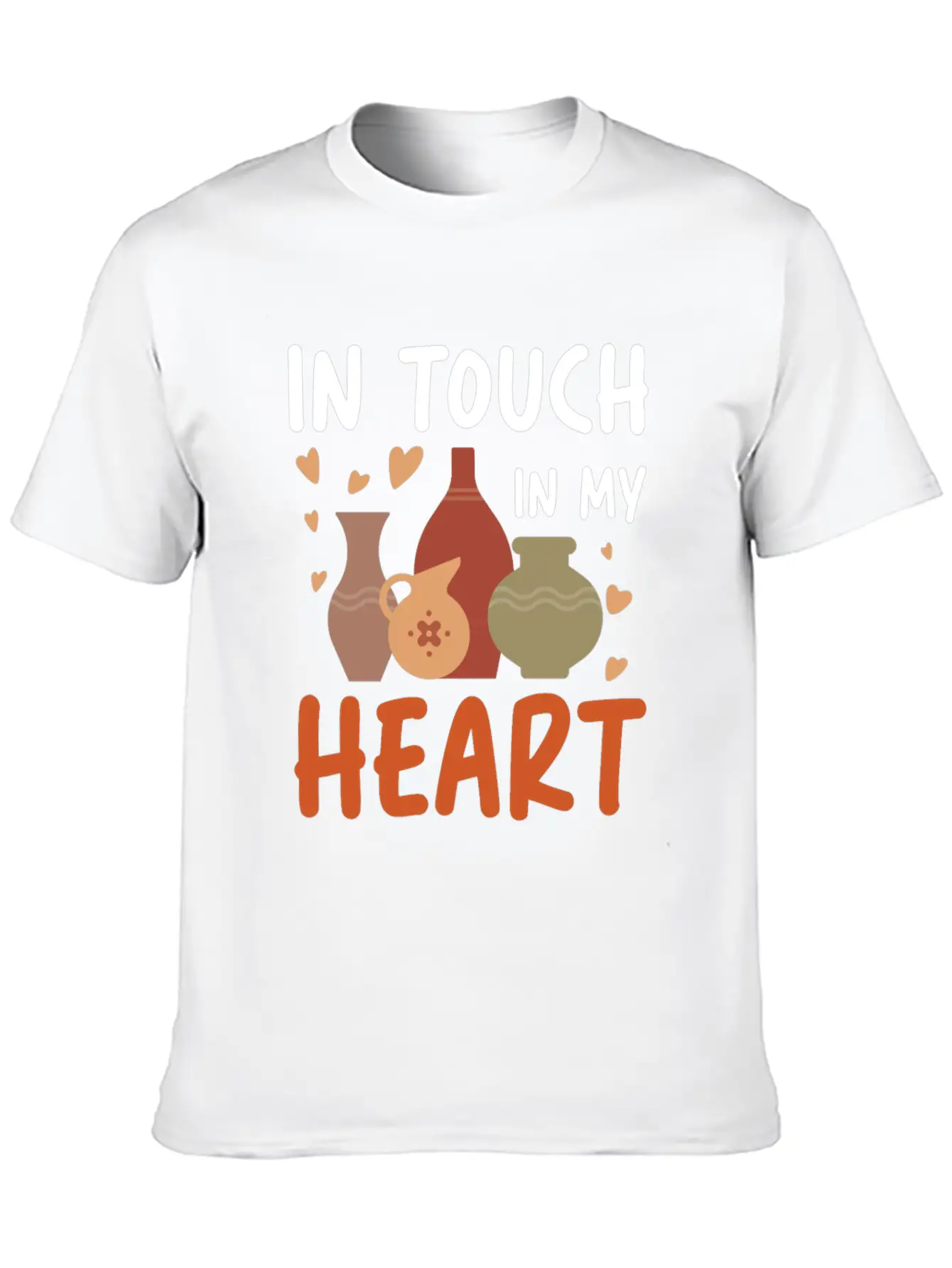 In Touch In My Heart For A Pottery Potter Timeless Short Sleeve Tee – Comfy And Minimalist Design