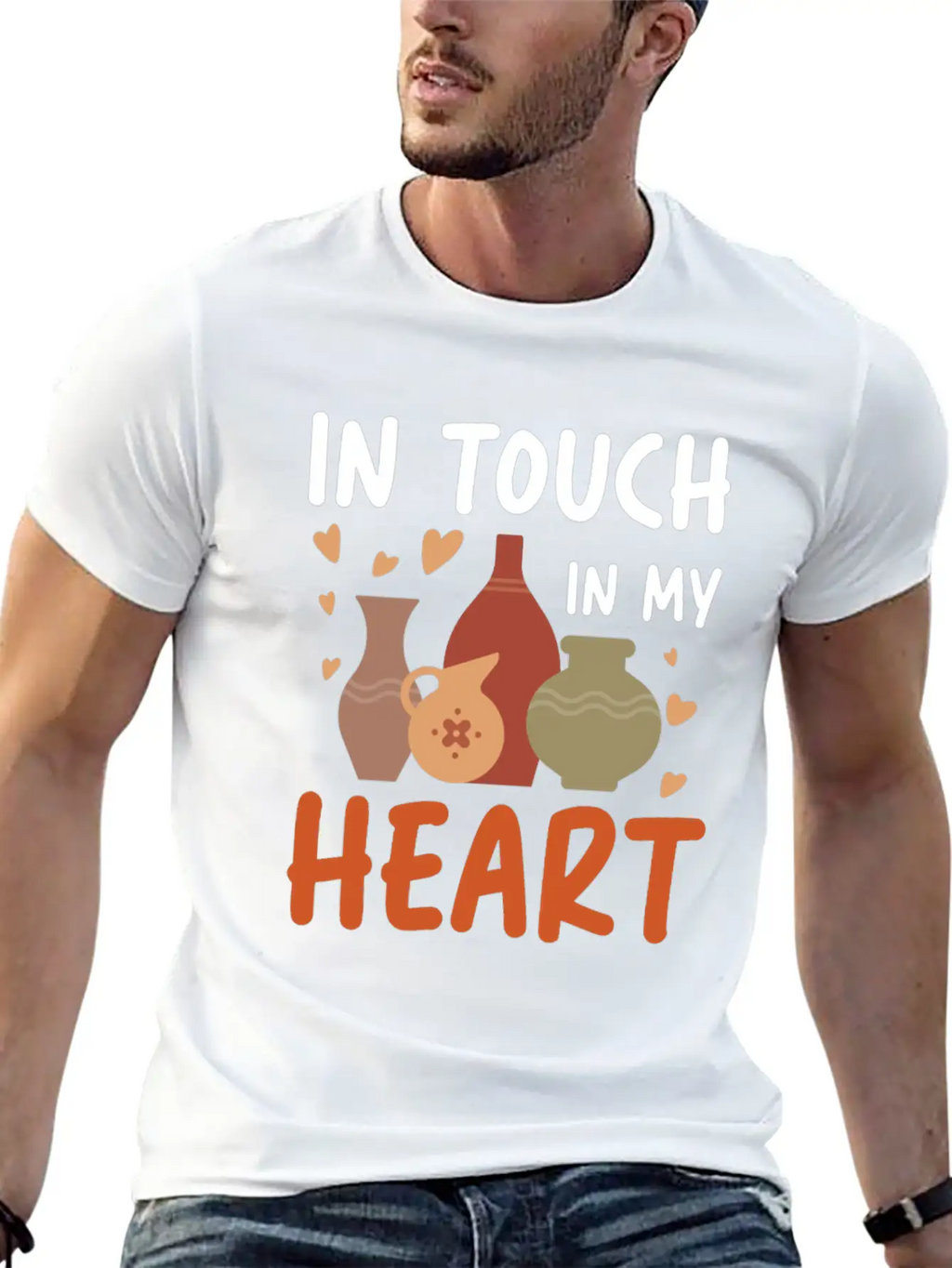 In Touch In My Heart For A Pottery Potter Timeless Short Sleeve Tee – Comfy And Minimalist Design