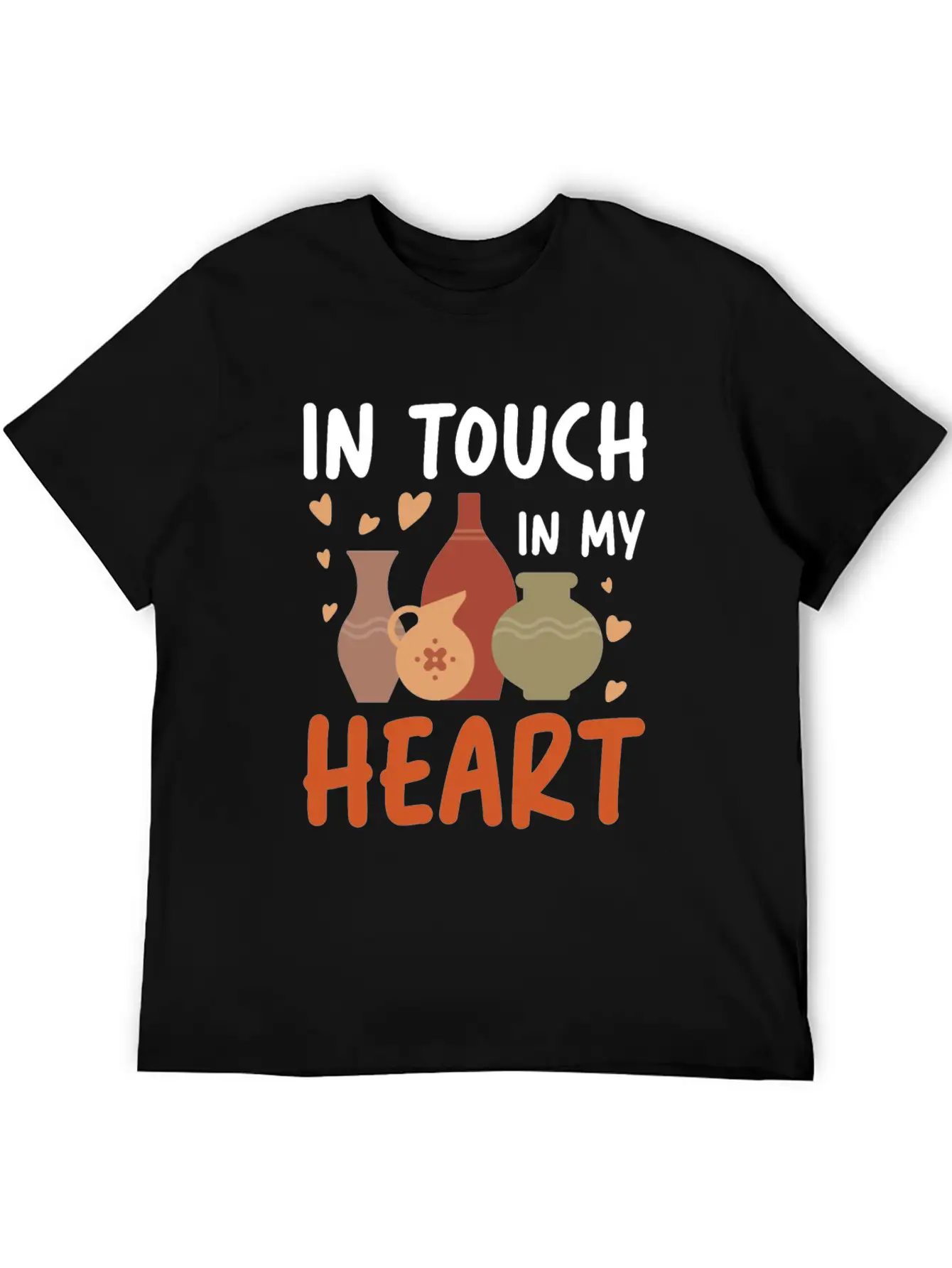 In Touch In My Heart For A Pottery Potter Timeless Short Sleeve Tee – Comfy And Minimalist Design
