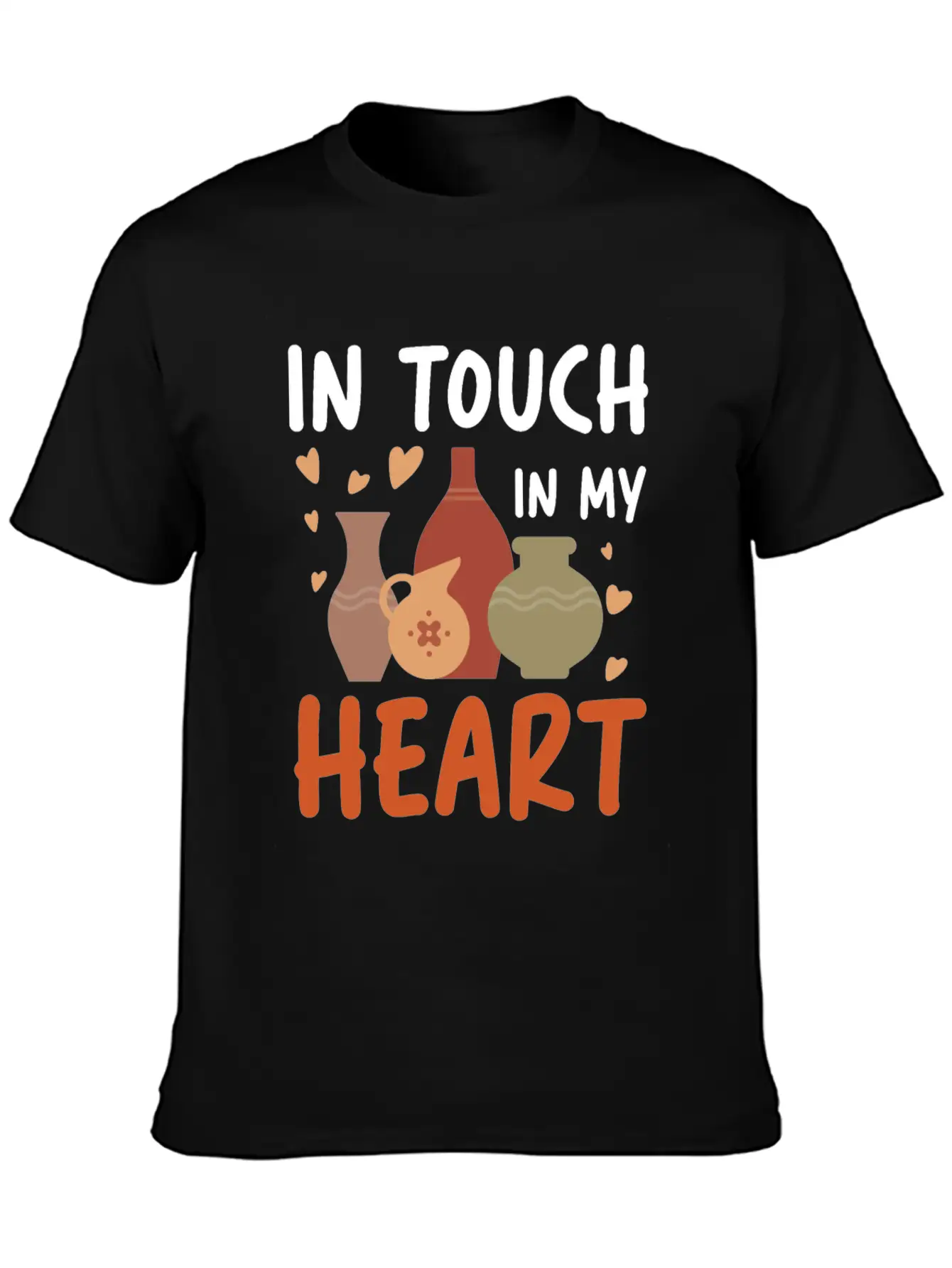In Touch In My Heart For A Pottery Potter Timeless Short Sleeve Tee – Comfy And Minimalist Design