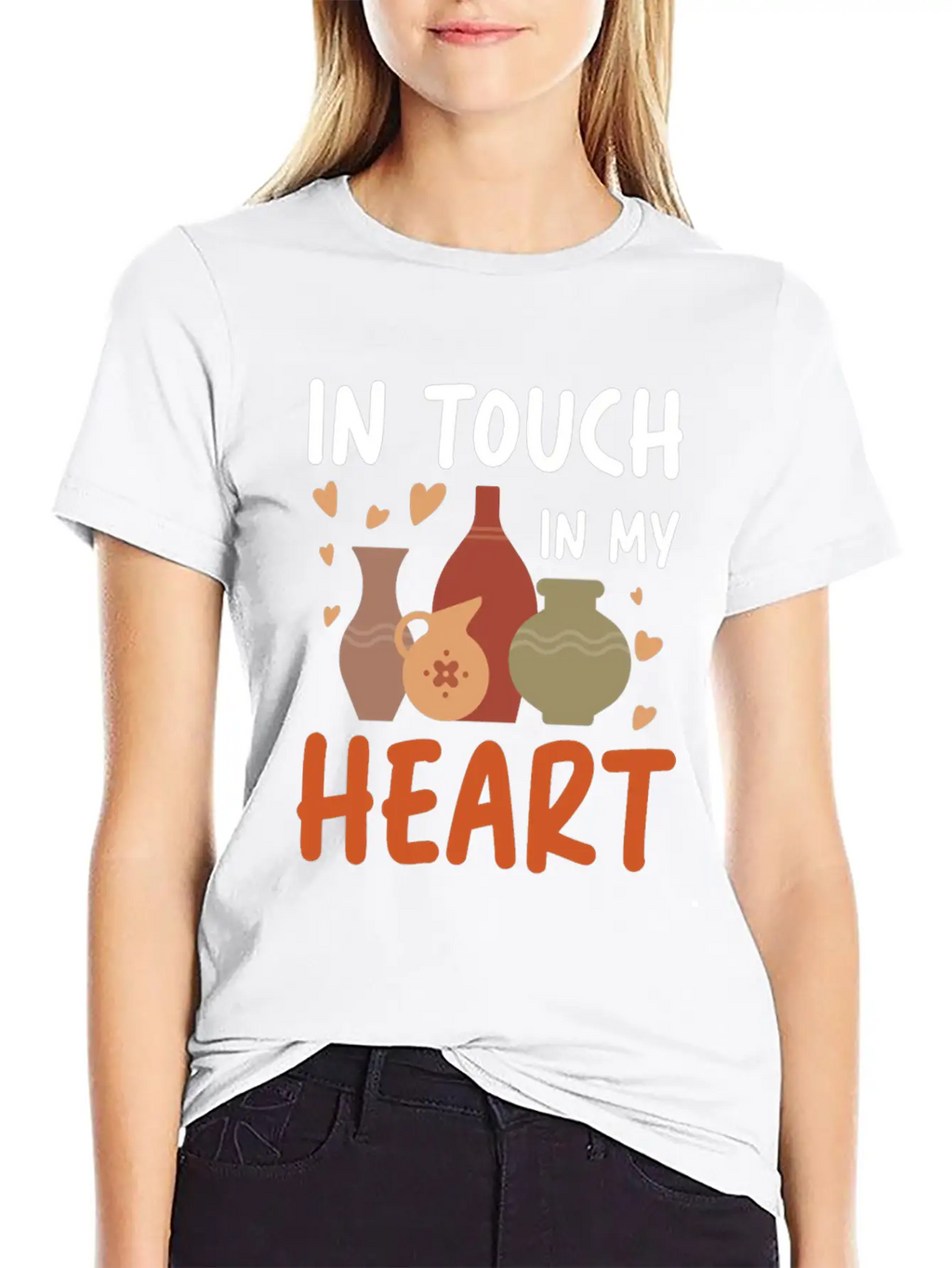In Touch In My Heart For A Pottery Potter Timeless Short Sleeve Tee – Comfy And Minimalist Design