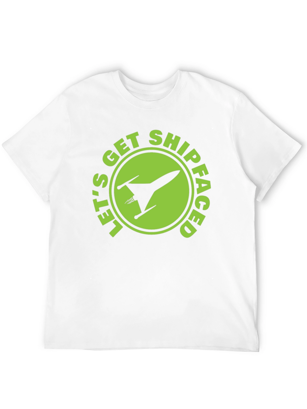 Lets Get Shipfaced Black Graphic Tee