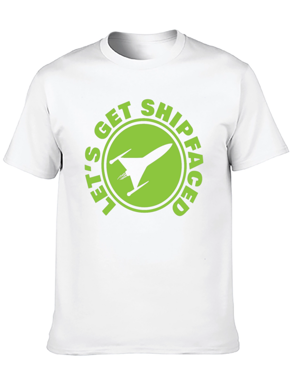Lets Get Shipfaced Black Graphic Tee