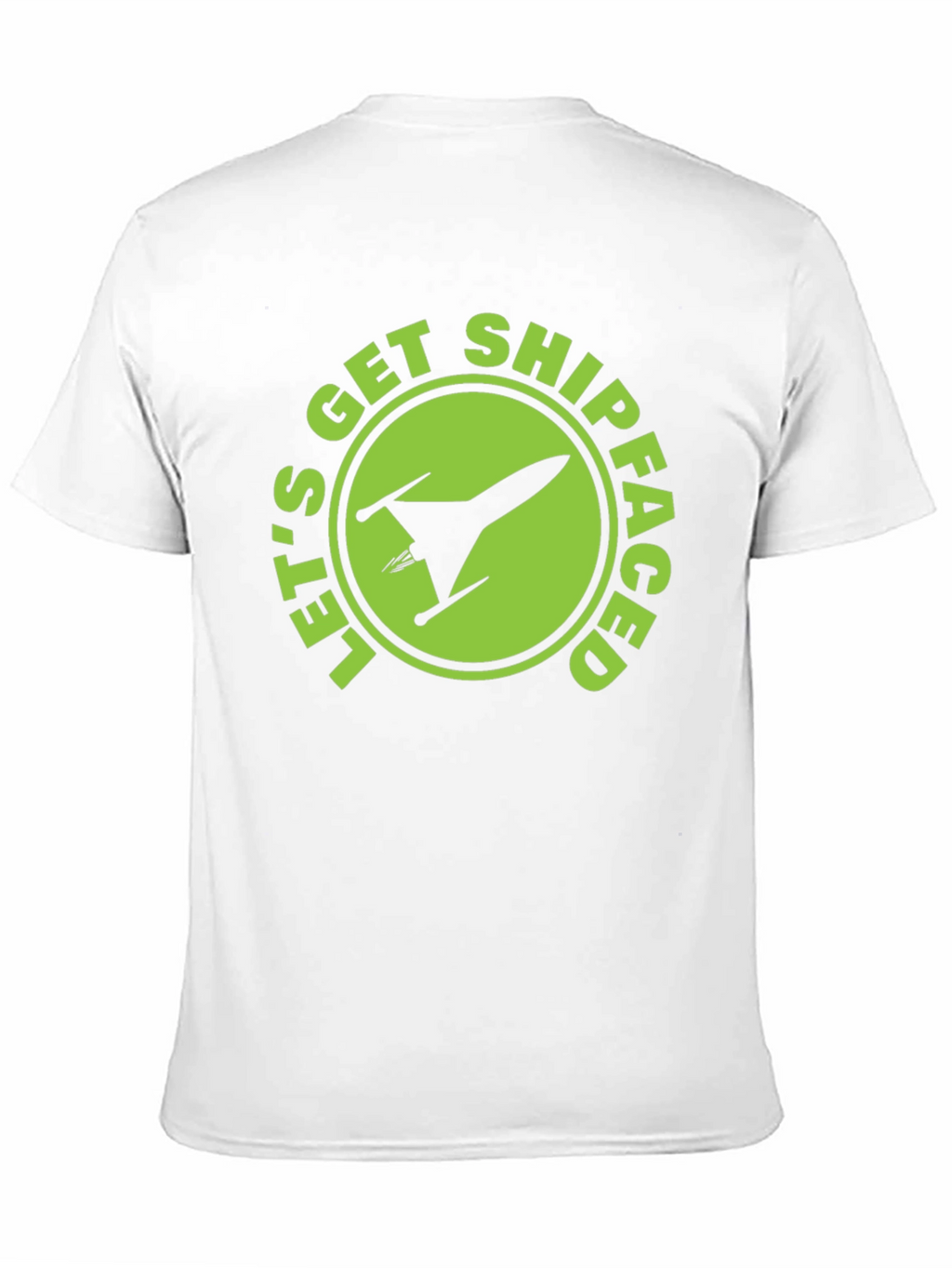 Lets Get Shipfaced Black Graphic Tee