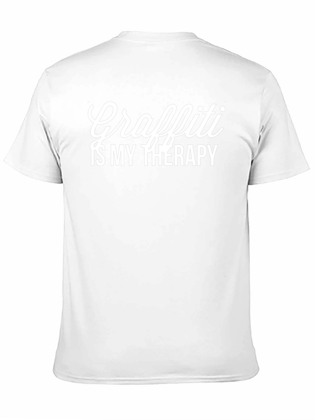 Graffiti Therapy T-Shirt - Black Crew Neck Tee