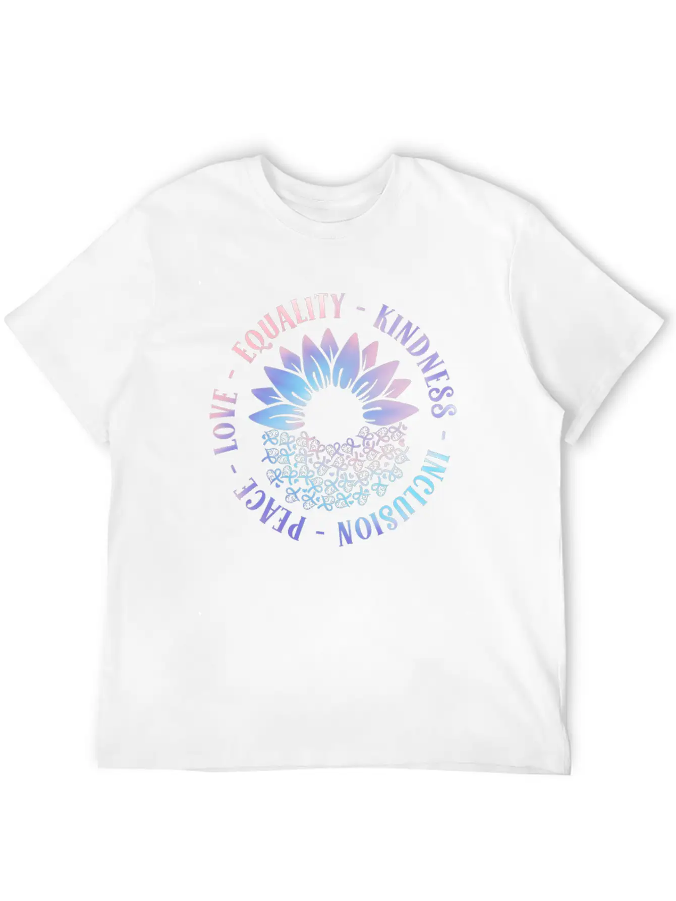 Inclusion Love Peace Kindness Solidarity Classic Cotton Tee – Unisex Comfort For Any Season