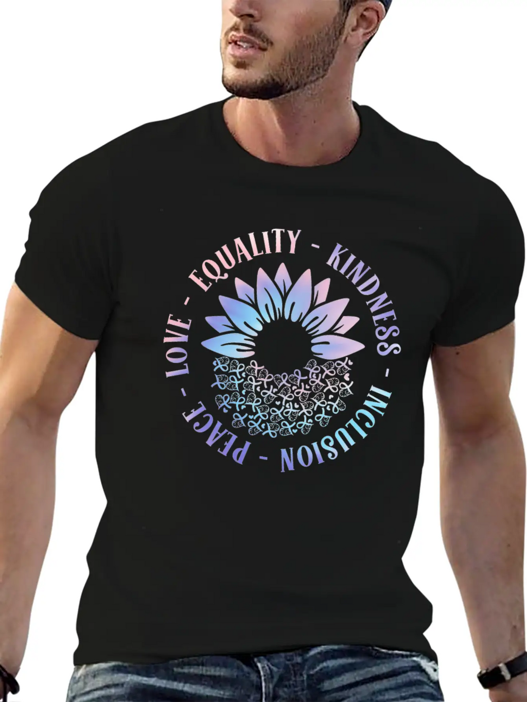 Inclusion Love Peace Kindness Solidarity Classic Cotton Tee – Unisex Comfort For Any Season