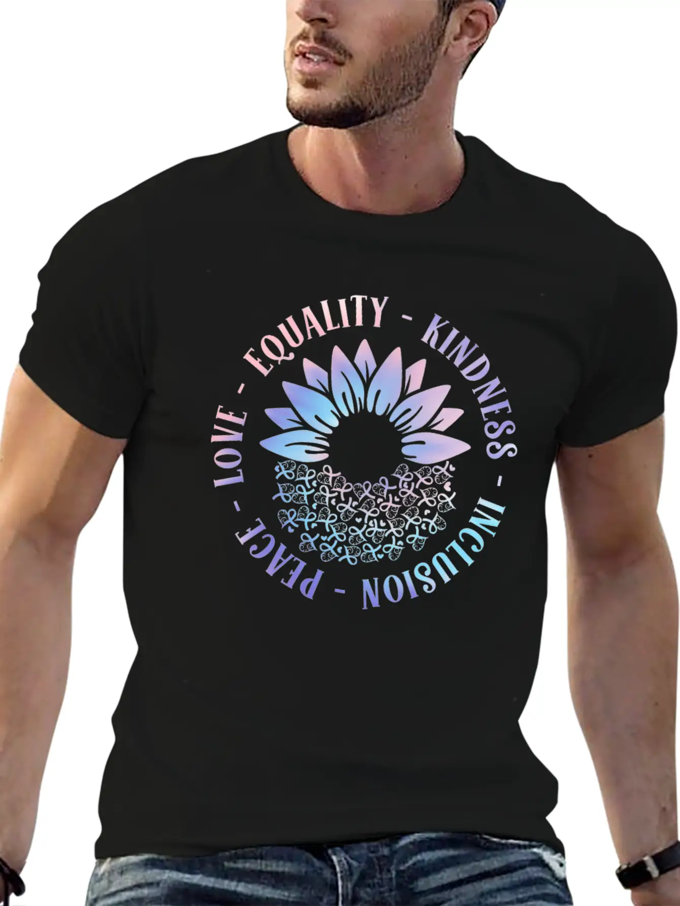 Inclusion Love Peace Kindness Solidarity Classic Cotton Tee – Unisex Comfort For Any Season