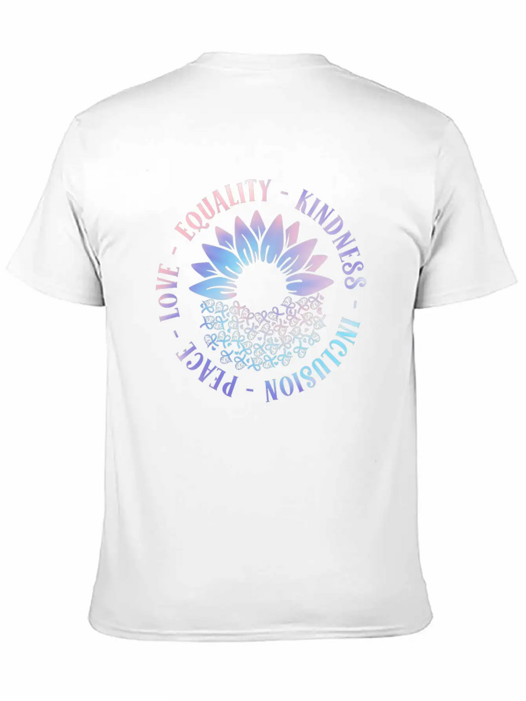 Inclusion Love Peace Kindness Solidarity Classic Cotton Tee – Unisex Comfort For Any Season