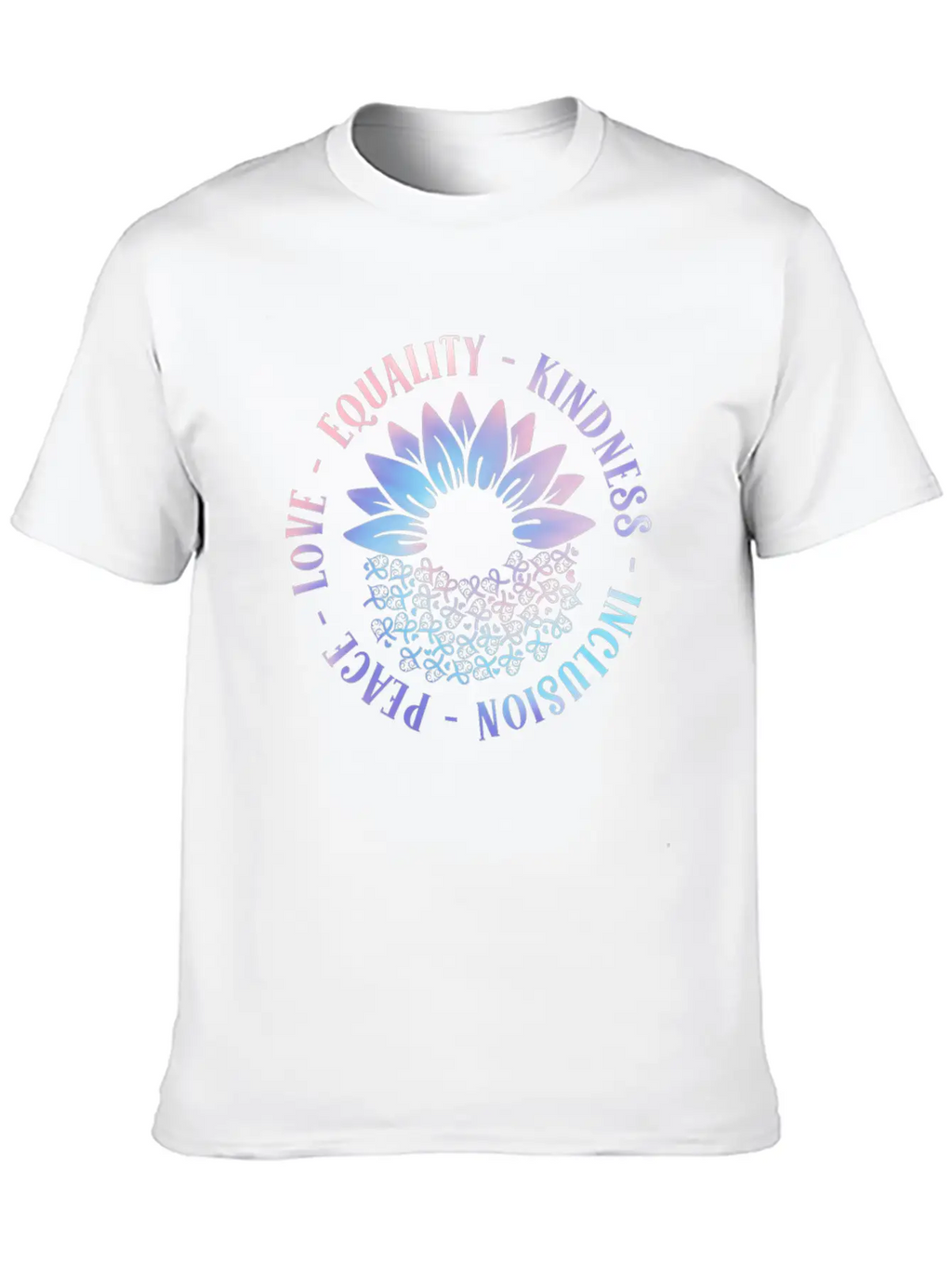Inclusion Love Peace Kindness Solidarity Classic Cotton Tee – Unisex Comfort For Any Season