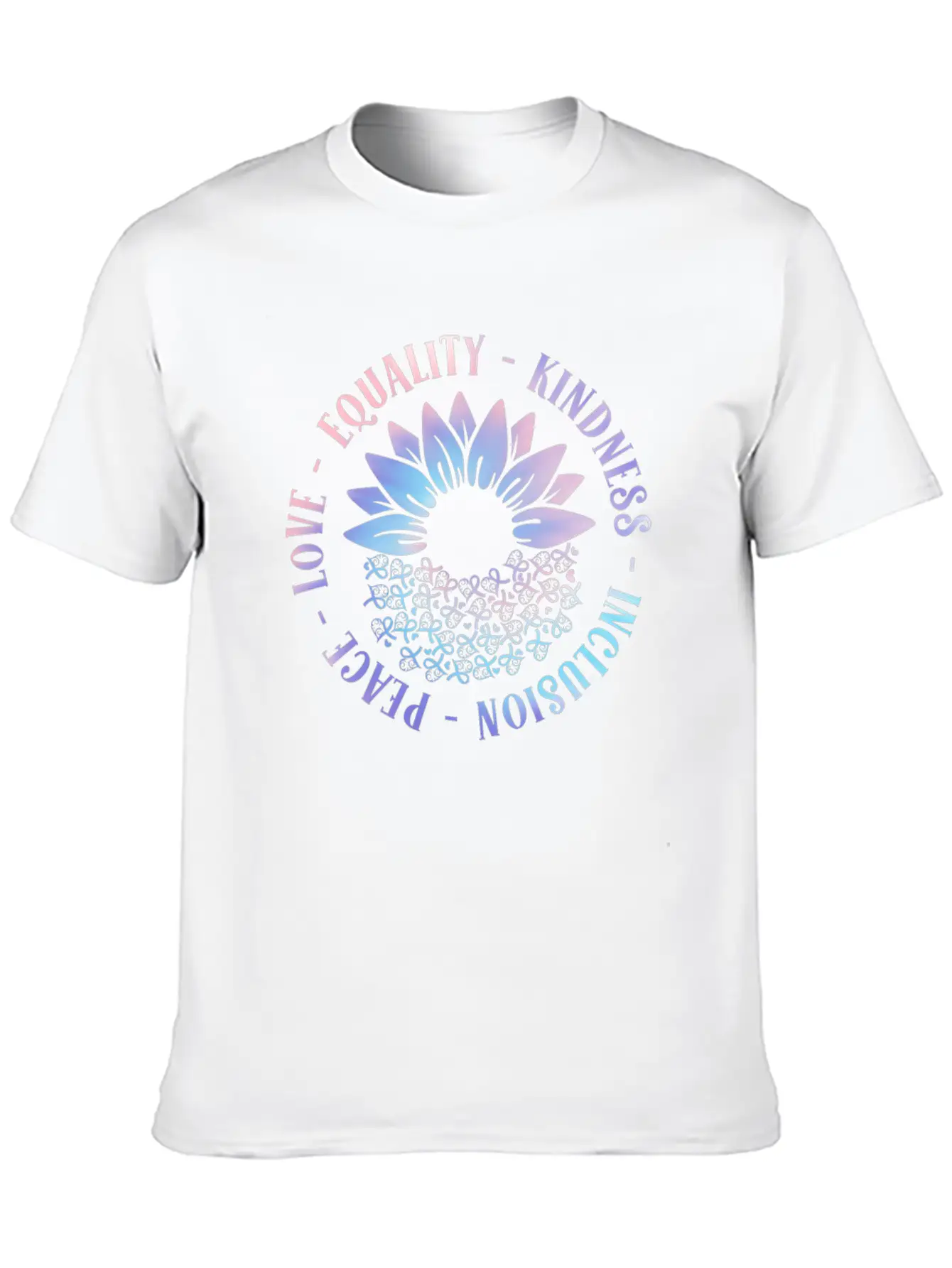 Inclusion Love Peace Kindness Solidarity Classic Cotton Tee – Unisex Comfort For Any Season