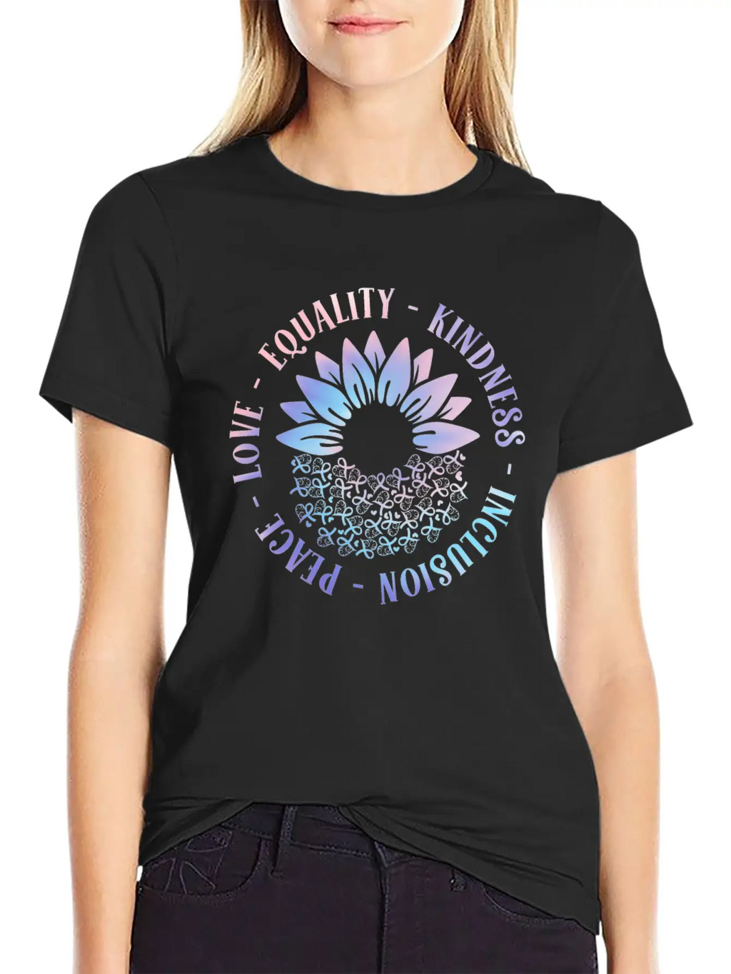 Inclusion Love Peace Kindness Solidarity Classic Cotton Tee – Unisex Comfort For Any Season