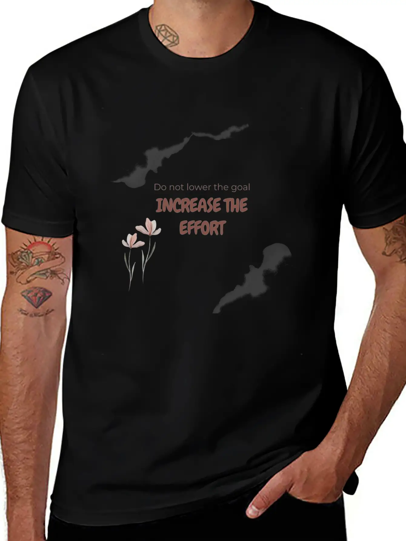 Increase The Effort To Increase The Goal. Essential Cotton Tee For Daily Outfits – Unisex Style
