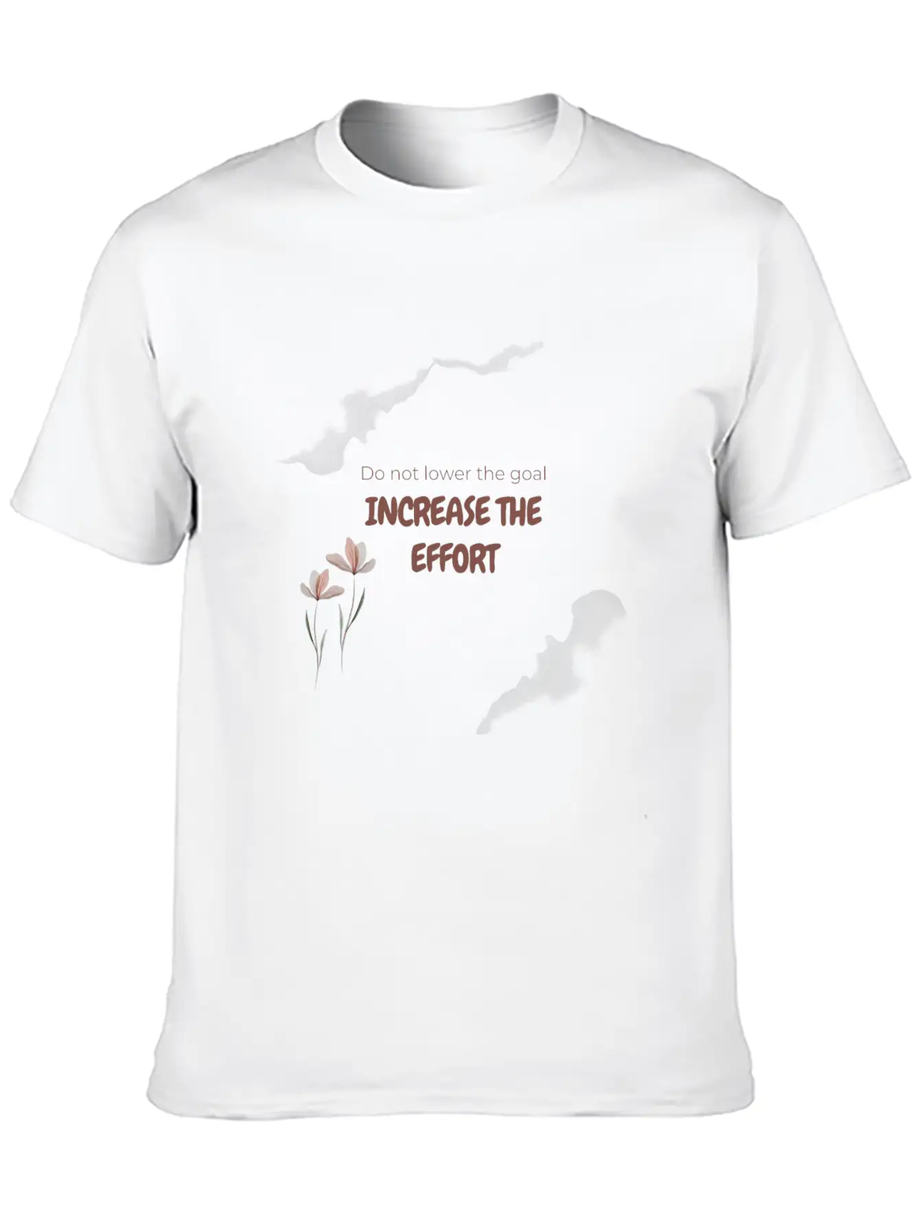 Increase The Effort To Increase The Goal. Essential Cotton Tee For Daily Outfits – Unisex Style