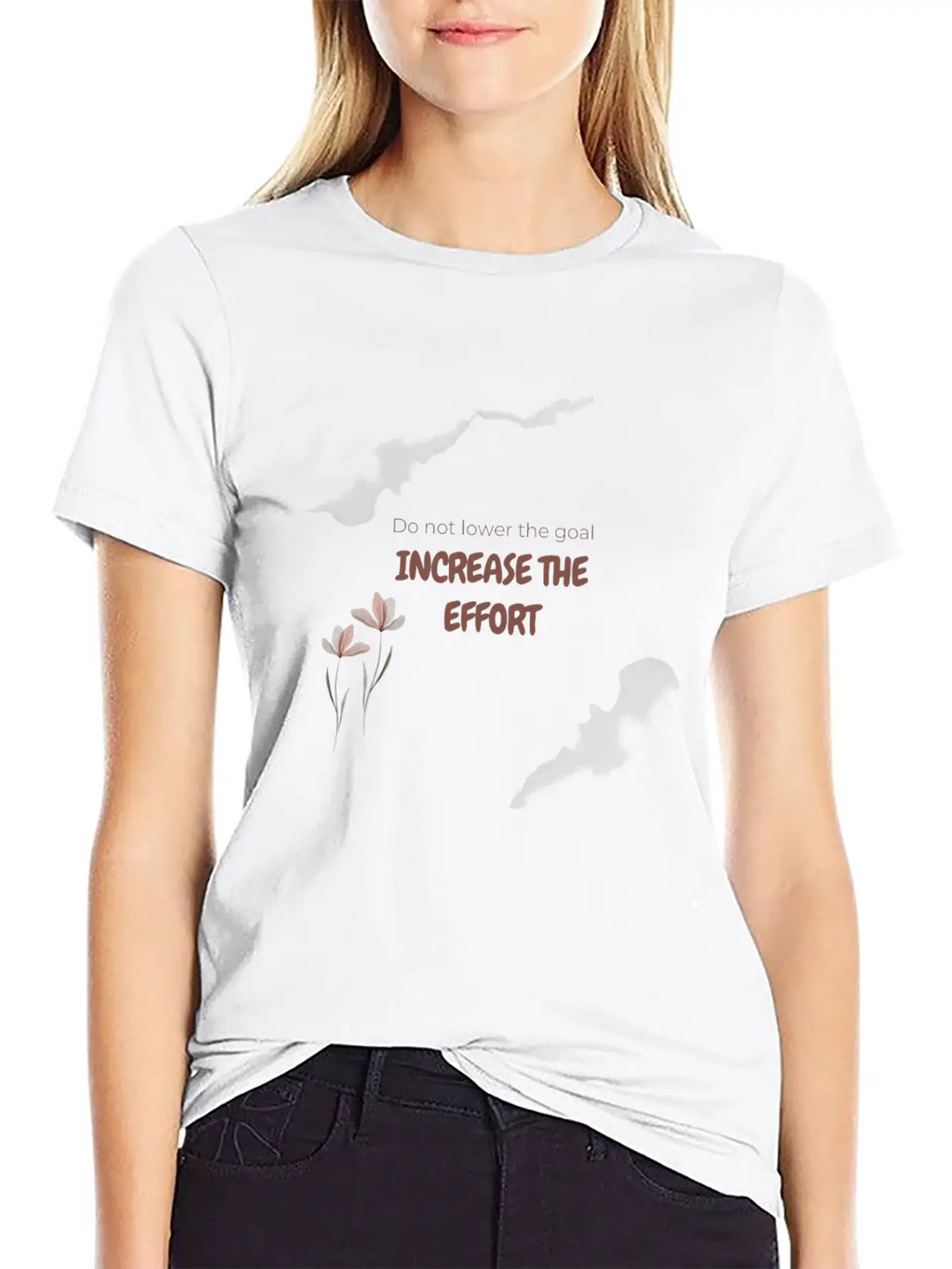 Increase The Effort To Increase The Goal. Essential Cotton Tee For Daily Outfits – Unisex Style