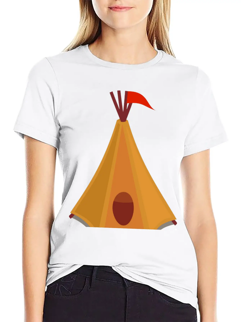 Indian Indianer American Tent Zelt Teepee Tomahawk Timeless Short Sleeve Tee – Comfy And Minimalist Design