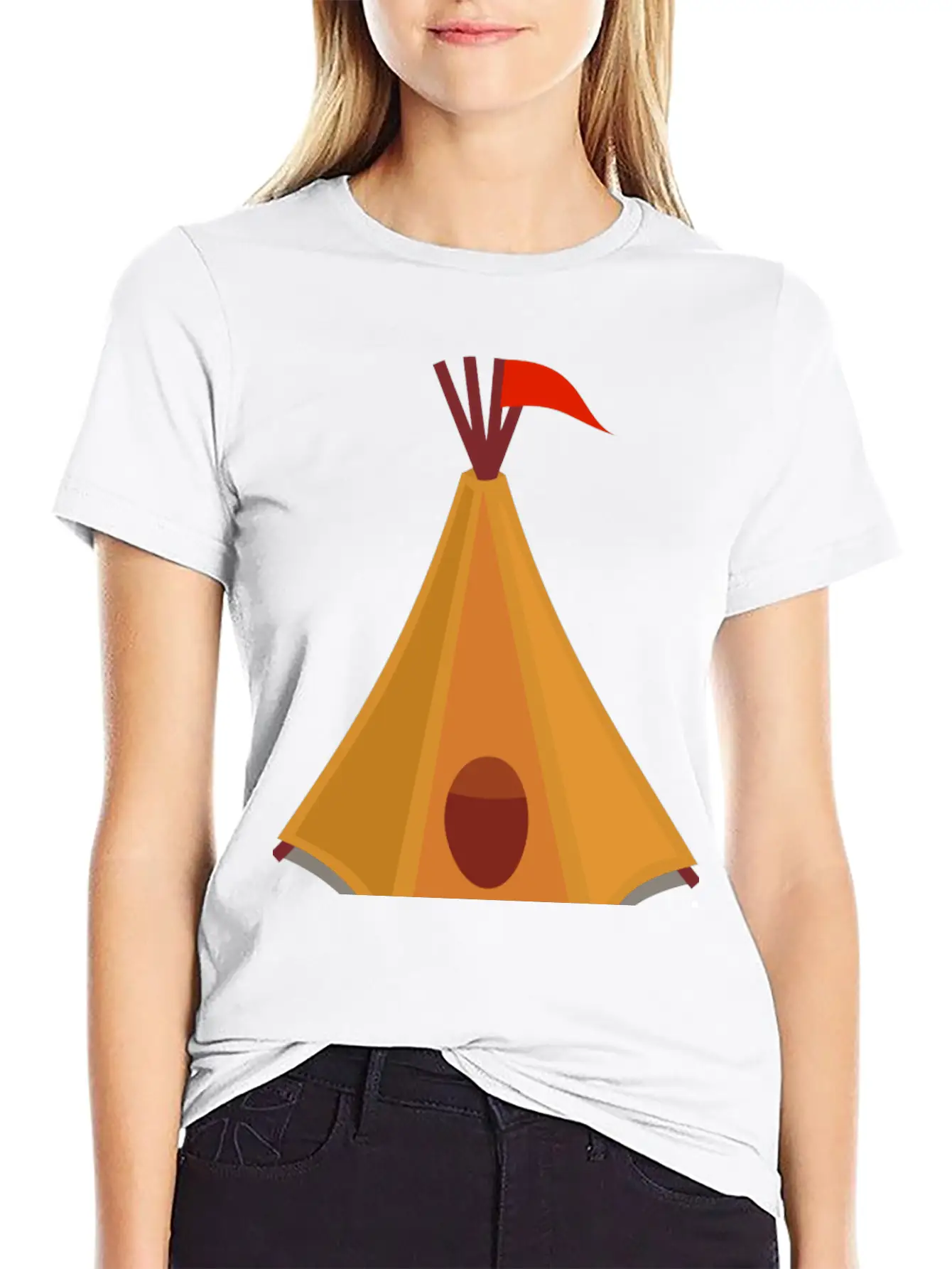 Indian Indianer American Tent Zelt Teepee Tomahawk Timeless Short Sleeve Tee – Comfy And Minimalist Design