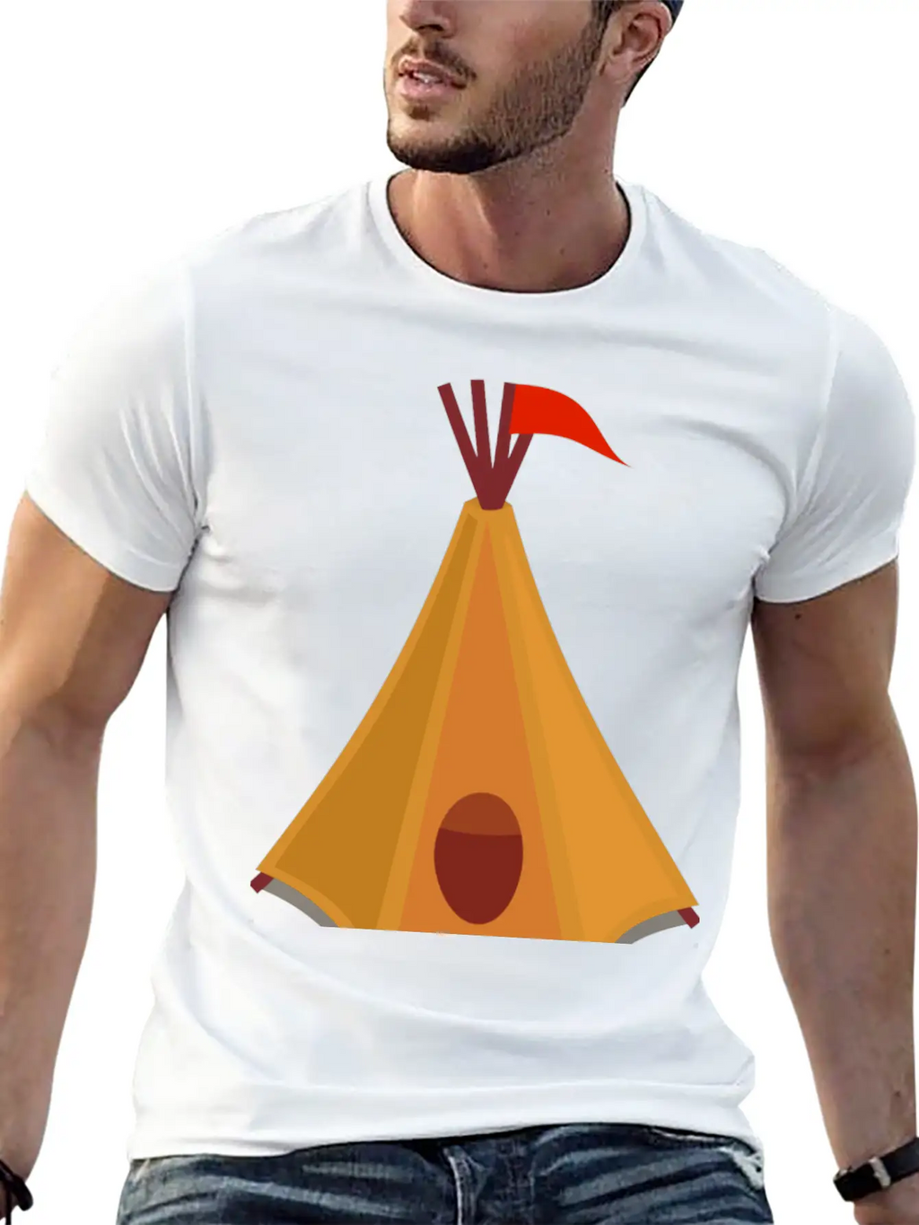 Indian Indianer American Tent Zelt Teepee Tomahawk Timeless Short Sleeve Tee – Comfy And Minimalist Design