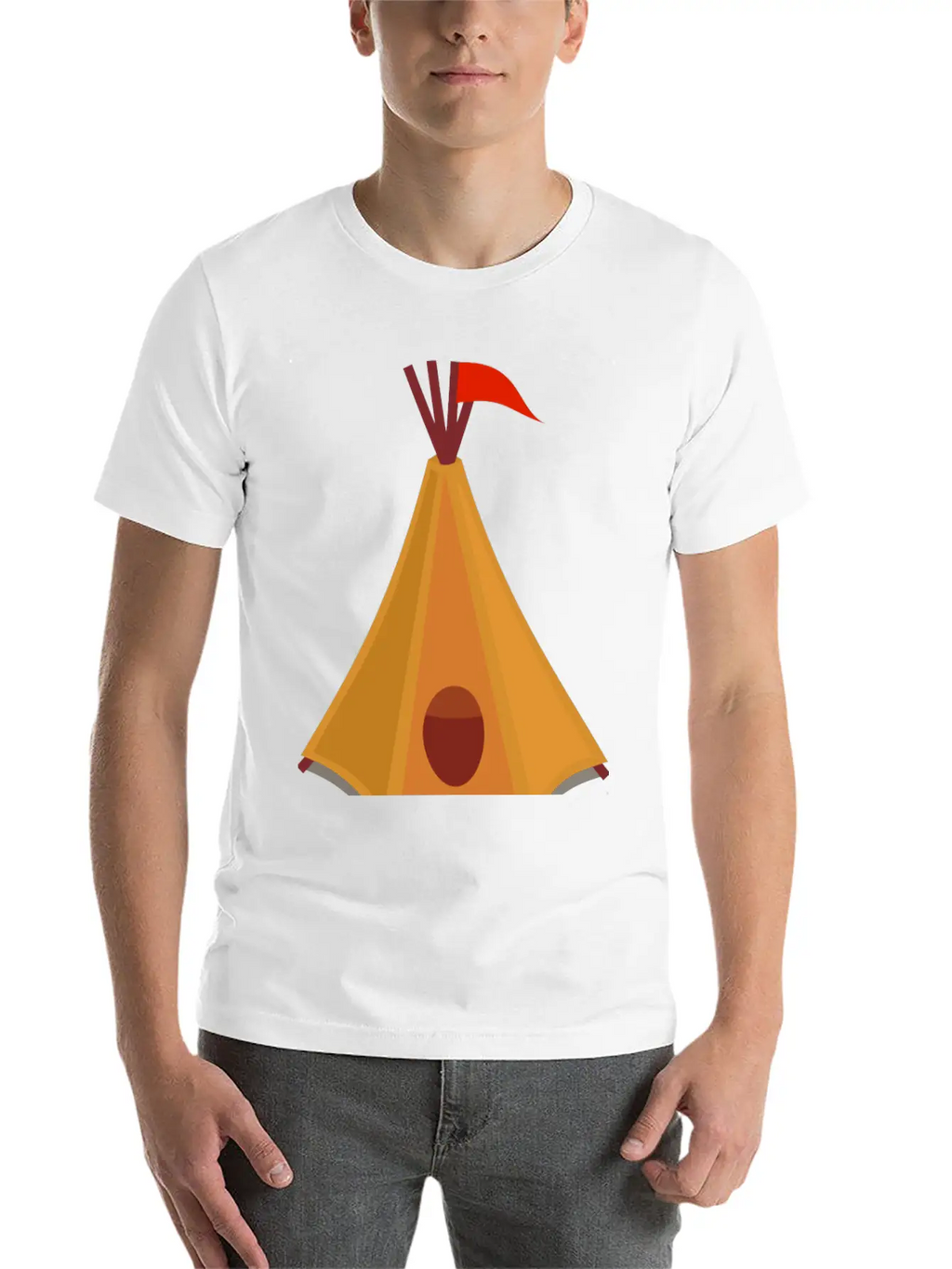 Indian Indianer American Tent Zelt Teepee Tomahawk Timeless Short Sleeve Tee – Comfy And Minimalist Design