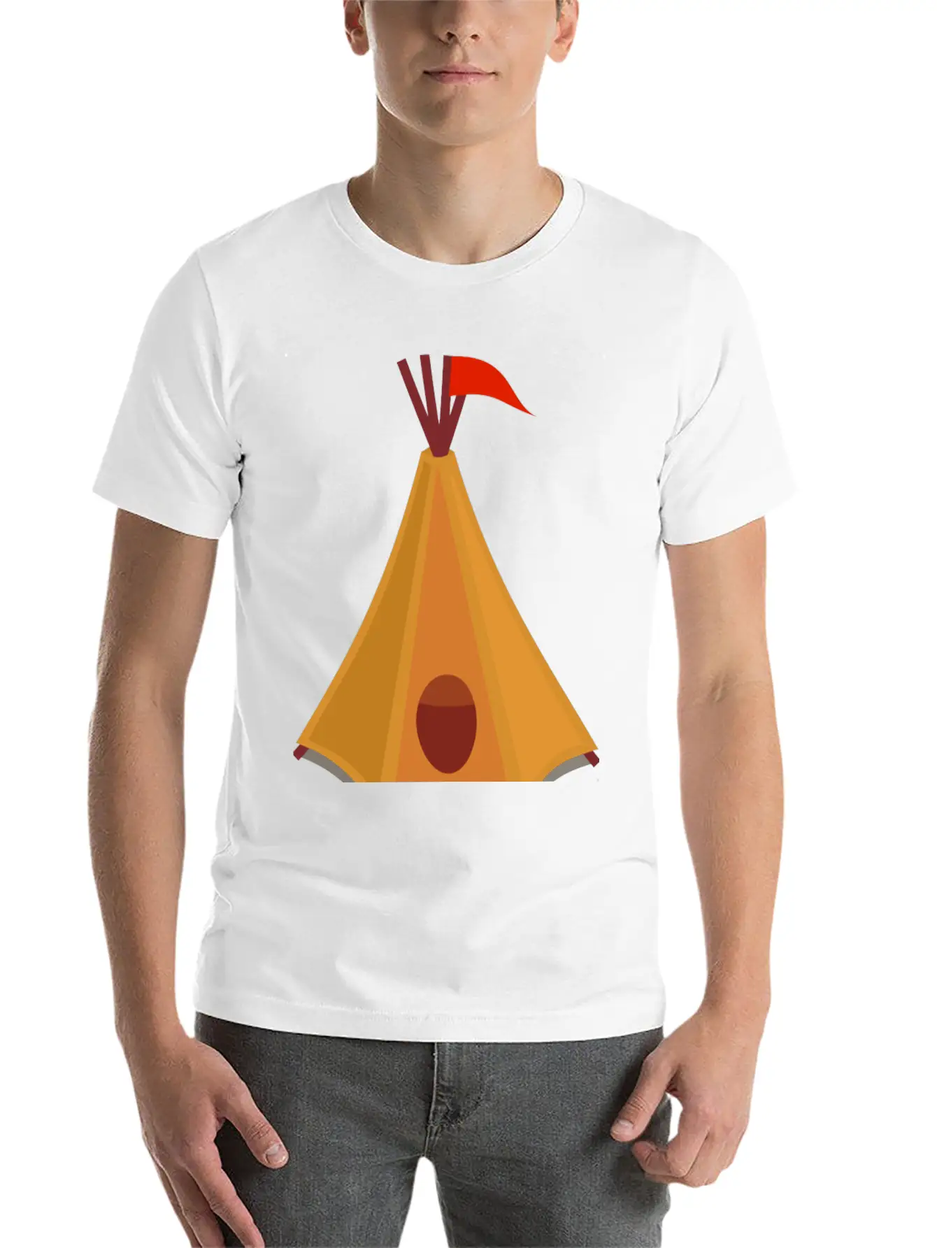 Indian Indianer American Tent Zelt Teepee Tomahawk Timeless Short Sleeve Tee – Comfy And Minimalist Design