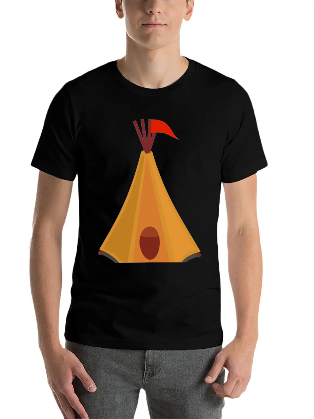 Indian Indianer American Tent Zelt Teepee Tomahawk Timeless Short Sleeve Tee – Comfy And Minimalist Design