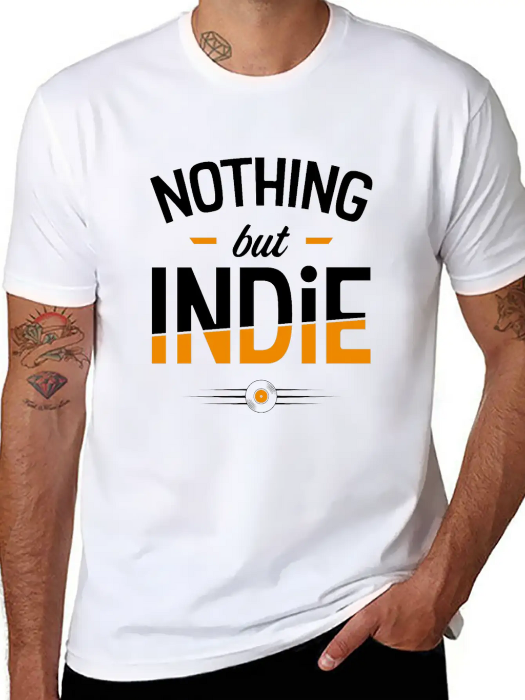Indie Rock Music Relaxed Everyday Tee – Lightweight And Durable Cotton