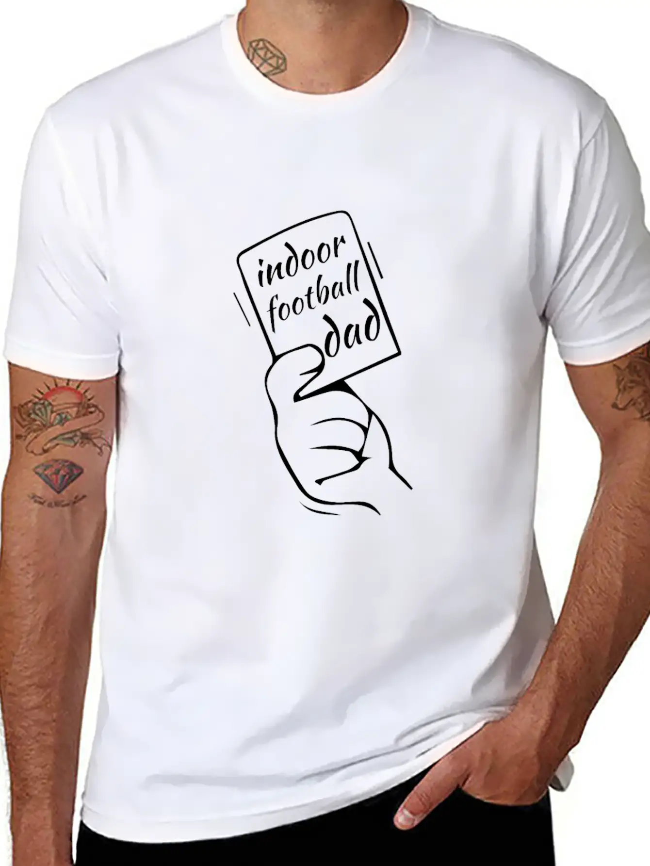 Indoor Football Father T-shirt & Gift Unisex Casual T-Shirt – Clean Design For Daily Comfort