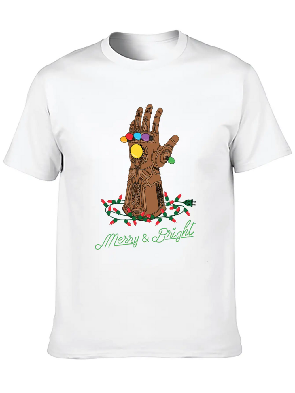 Infinity Gauntlet Merry & Bright Modern Fit Casual T-Shirt – Clean And Versatile Design