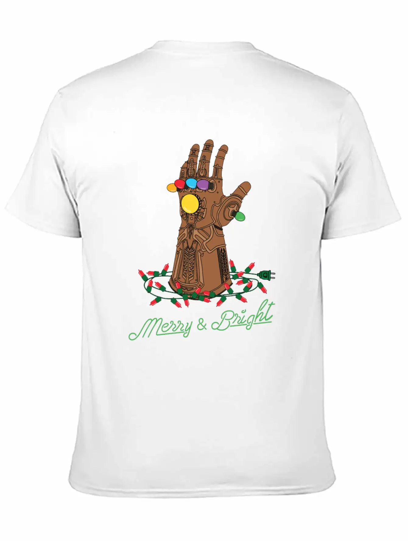 Infinity Gauntlet Merry & Bright Modern Fit Casual T-Shirt – Clean And Versatile Design