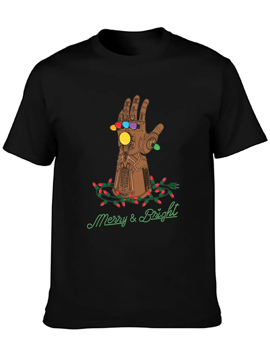 Infinity Gauntlet Merry & Bright Modern Fit Casual T-Shirt – Clean And Versatile Design