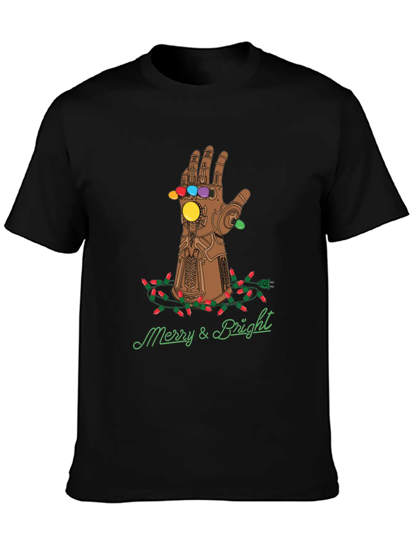 Infinity Gauntlet Merry & Bright Modern Fit Casual T-Shirt – Clean And Versatile Design