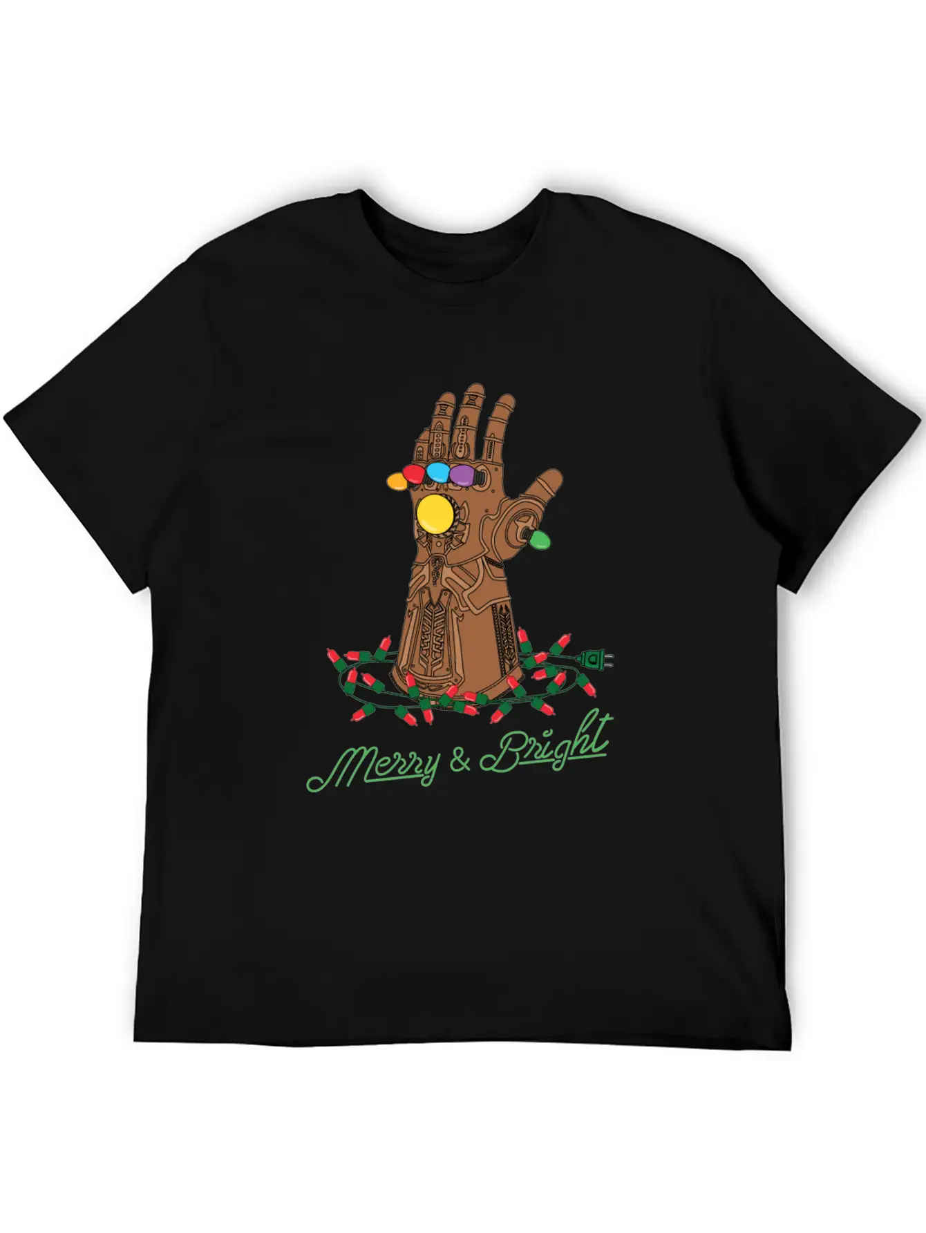 Infinity Gauntlet Merry & Bright Modern Fit Casual T-Shirt – Clean And Versatile Design