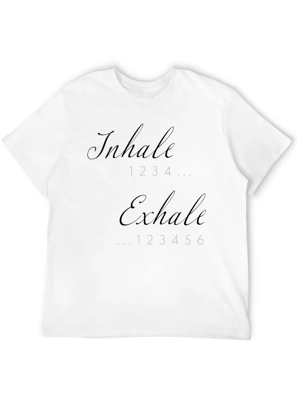 Inhale Exhale Relaxed Everyday Tee – Lightweight And Durable Cotton