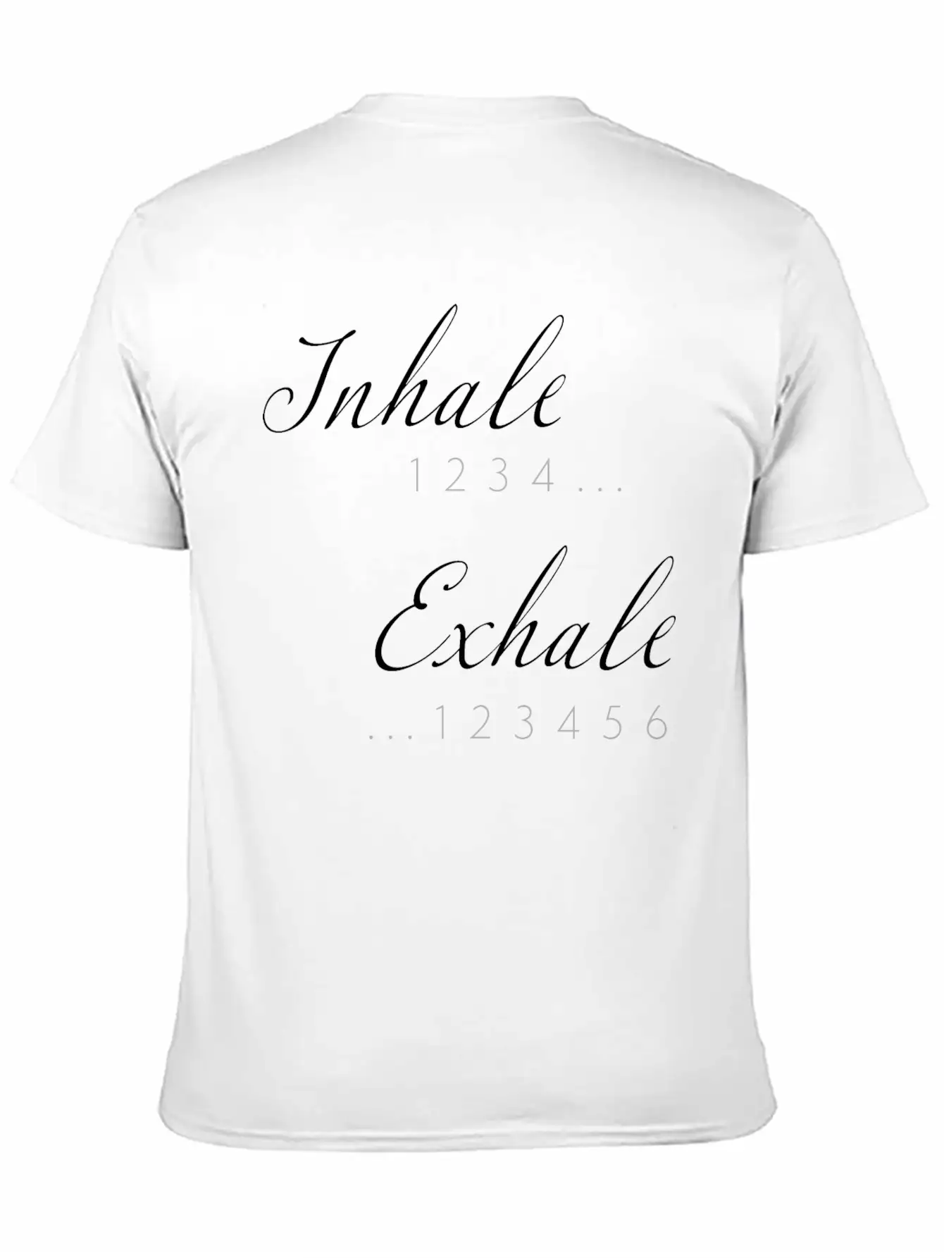 Inhale Exhale Relaxed Everyday Tee – Lightweight And Durable Cotton
