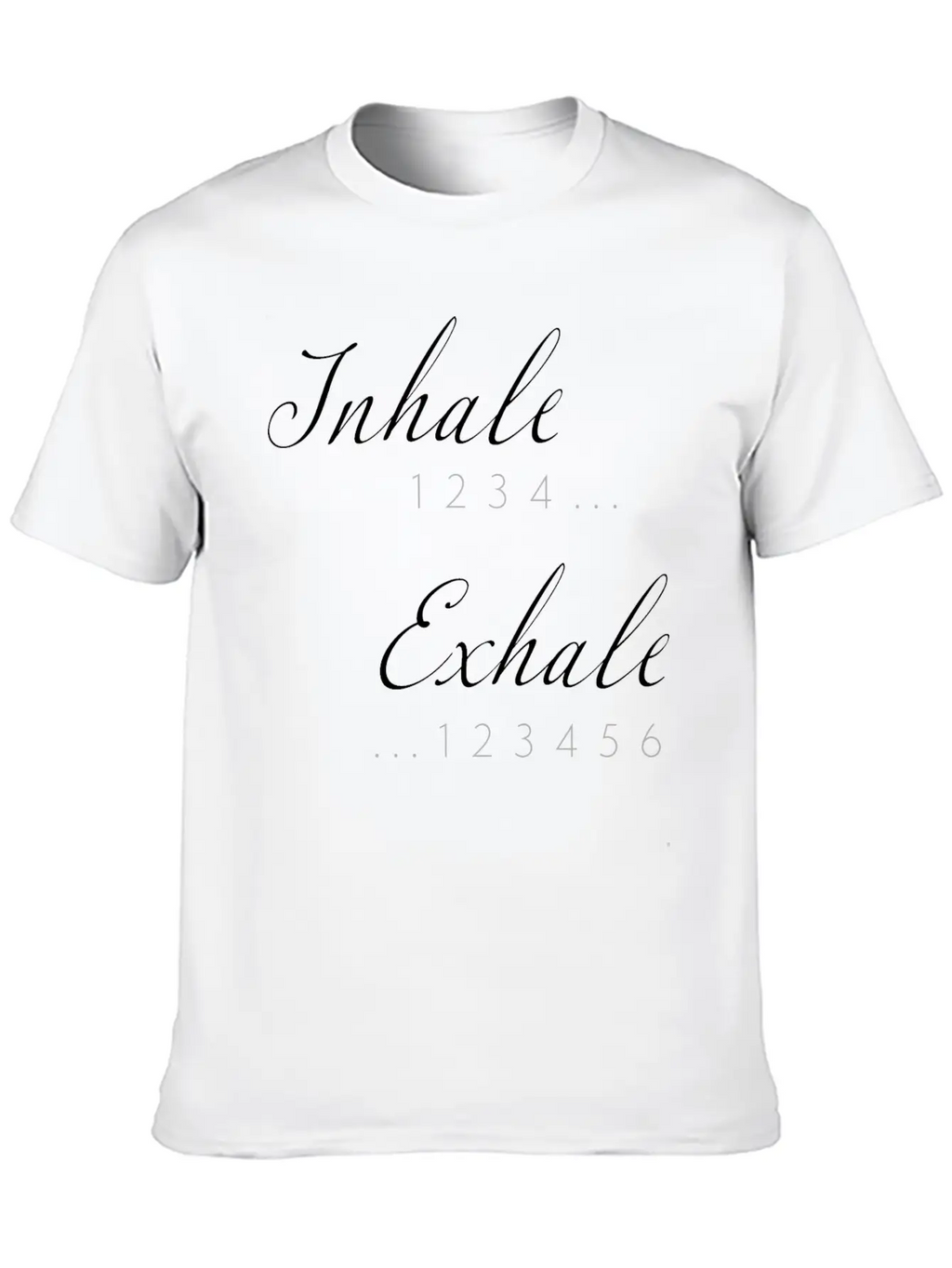 Inhale Exhale Relaxed Everyday Tee – Lightweight And Durable Cotton