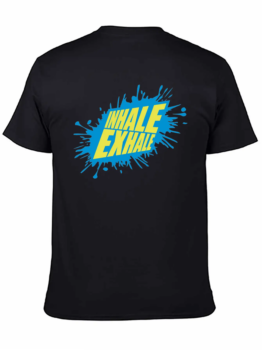 Inhale Exhale Yoga Quote Classic Cotton Tee – Unisex Comfort For Any Season