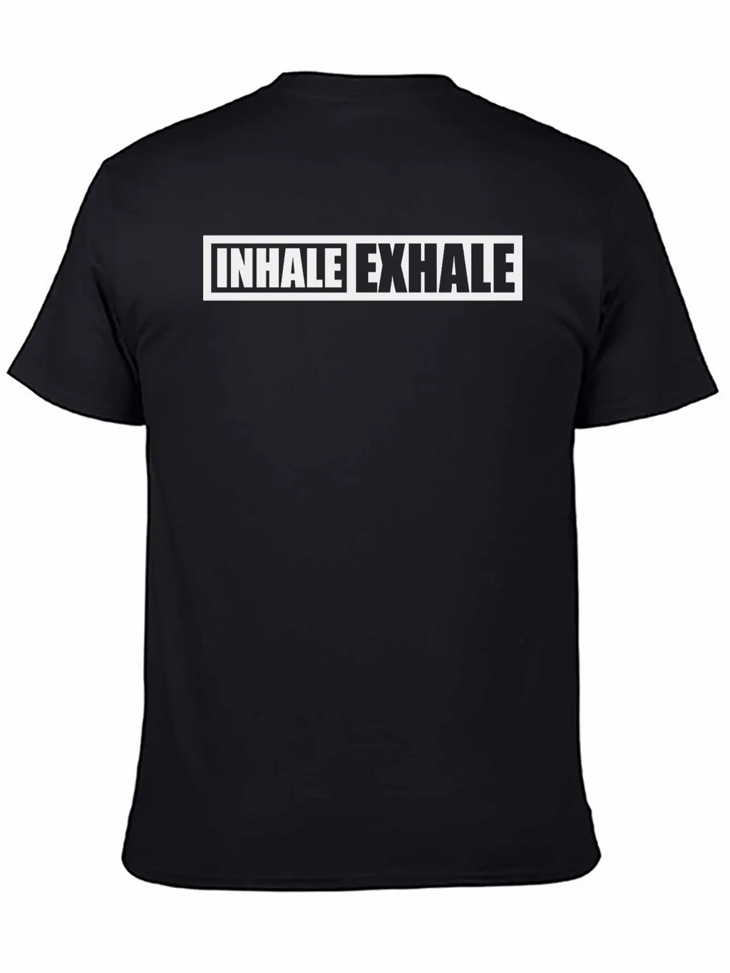 Inhale Exhale Yoga Quote Unisex Casual T-Shirt – Clean Design For Daily Comfort