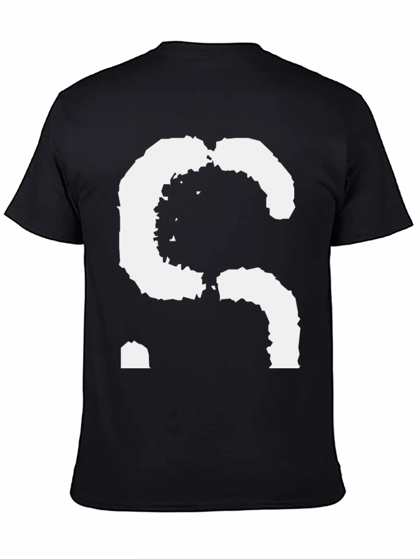 Initial S, Distorted Letter S Classic Cotton Tee – Unisex Comfort For Any Season