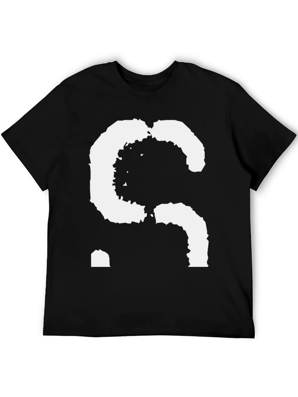 Initial S, Distorted Letter S Classic Cotton Tee – Unisex Comfort For Any Season