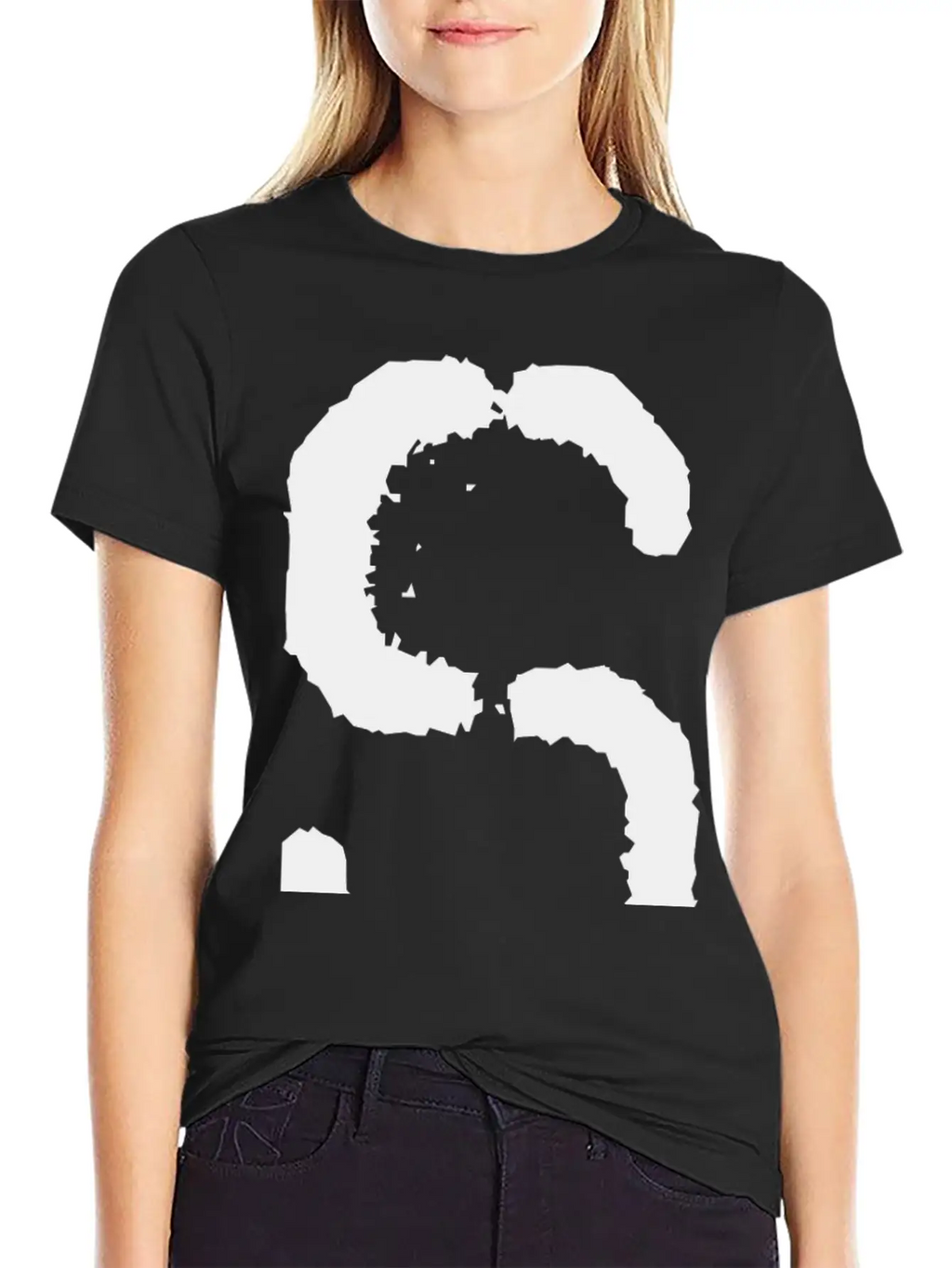 Initial S, Distorted Letter S Classic Cotton Tee – Unisex Comfort For Any Season