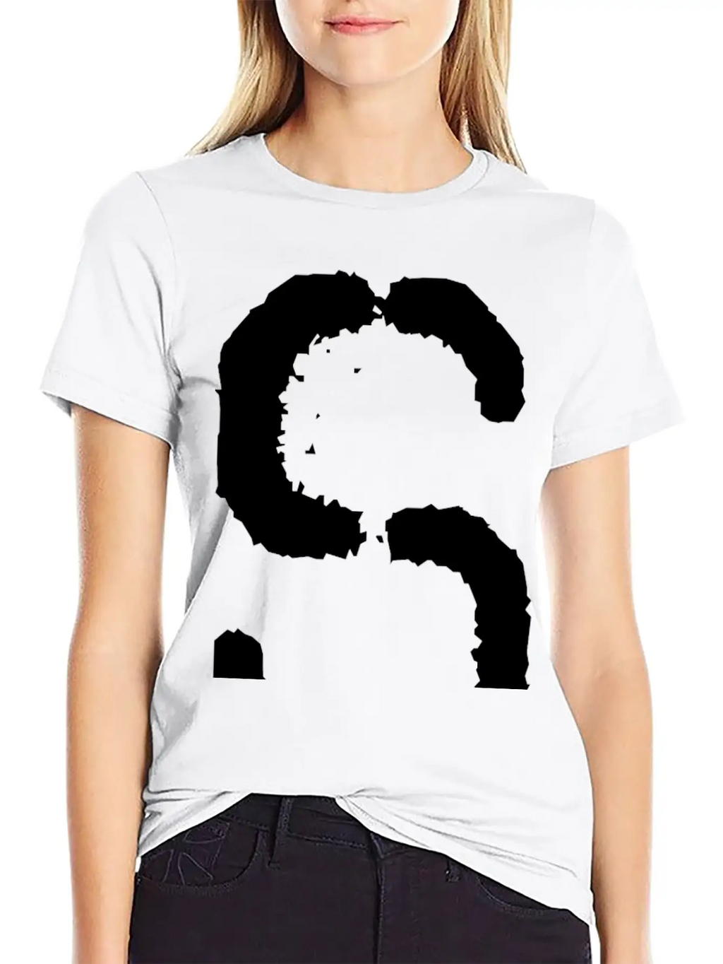Initial S, Distorted Letter S Classic Cotton Tee – Unisex Comfort For Any Season