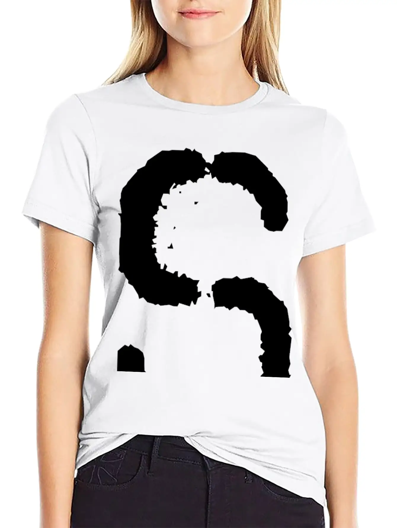 Initial S, Distorted Letter S Classic Cotton Tee – Unisex Comfort For Any Season