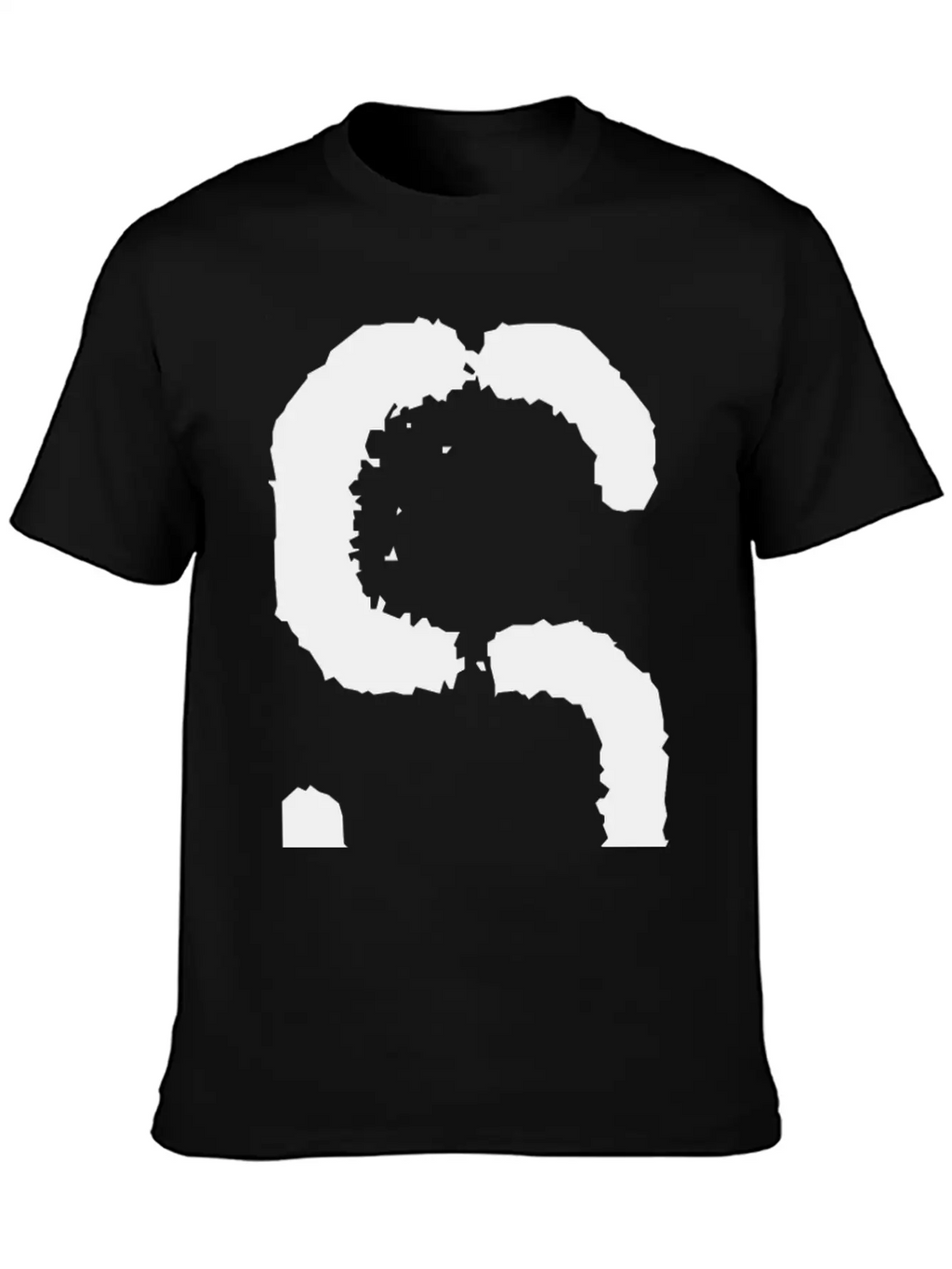 Initial S, Distorted Letter S Classic Cotton Tee – Unisex Comfort For Any Season