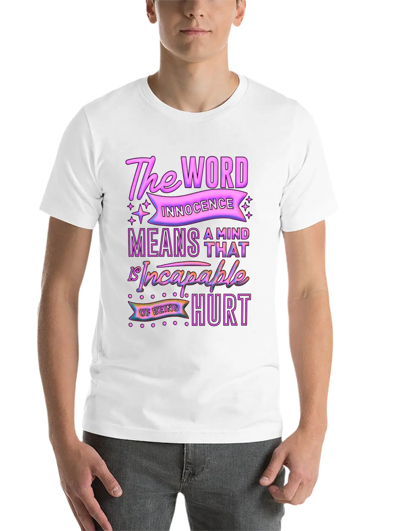 Innocence Meditation Inner Peace Mind Spiritual Essential Cotton Tee For Daily Outfits – Unisex Style