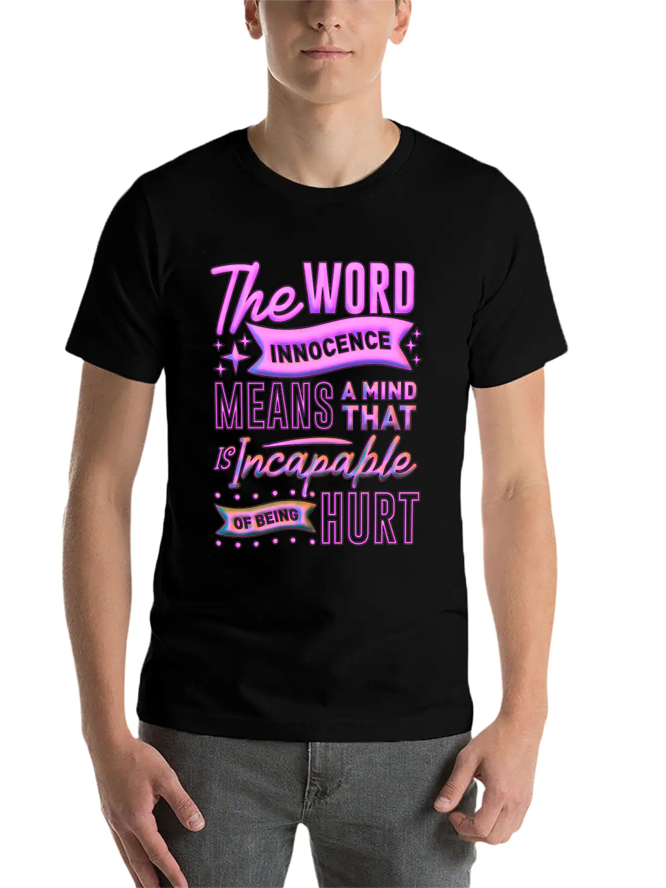 Innocence Meditation Inner Peace Mind Spiritual Essential Cotton Tee For Daily Outfits – Unisex Style