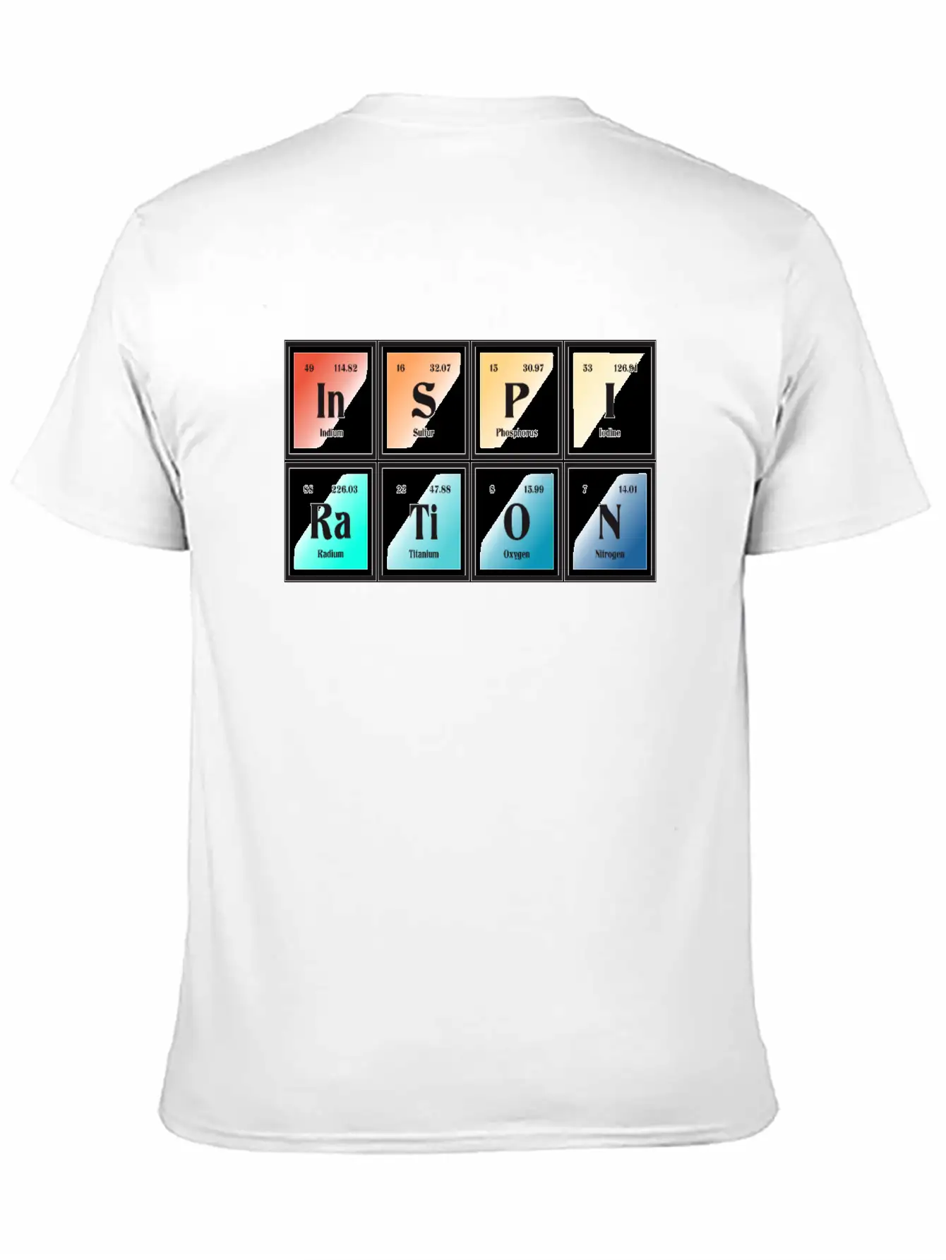 Inspiration | Periodic Table Of Elements Essential Unisex Summer Tee – Soft Cotton Casual Fit