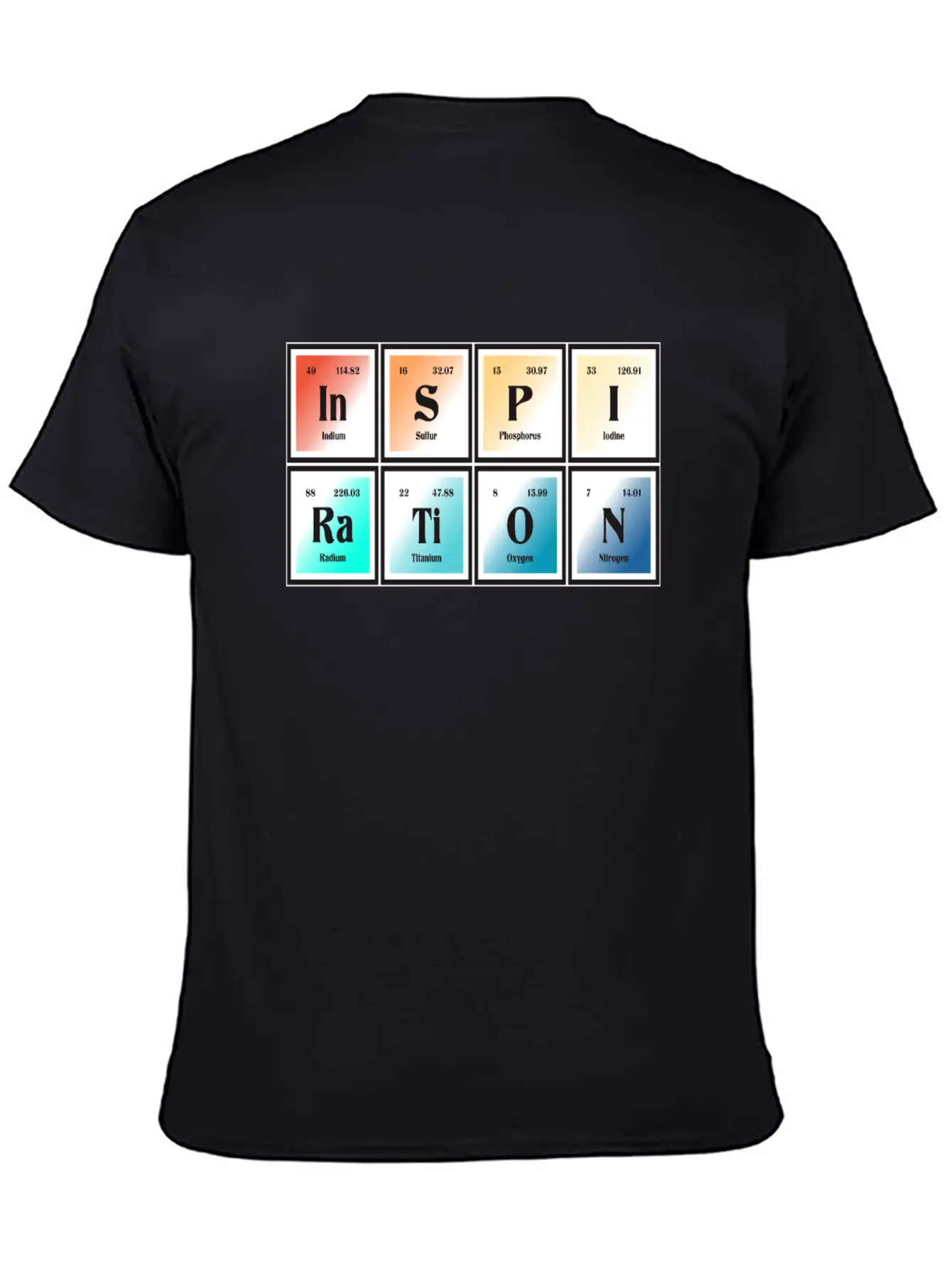 Inspiration | Periodic Table Of Elements Essential Unisex Summer Tee – Soft Cotton Casual Fit