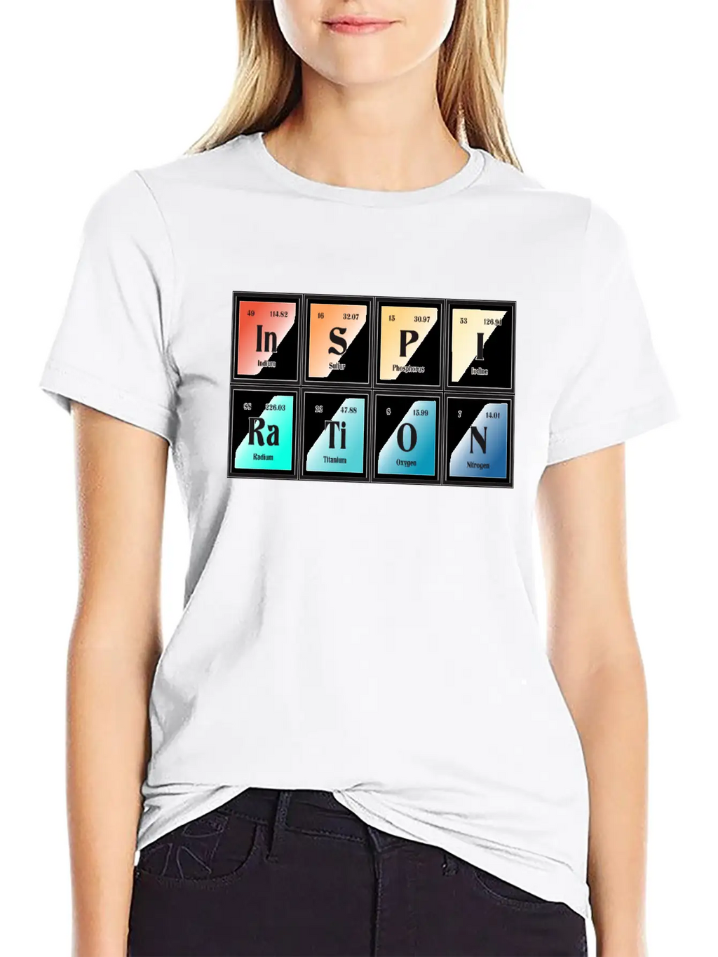 Inspiration | Periodic Table Of Elements Essential Unisex Summer Tee – Soft Cotton Casual Fit